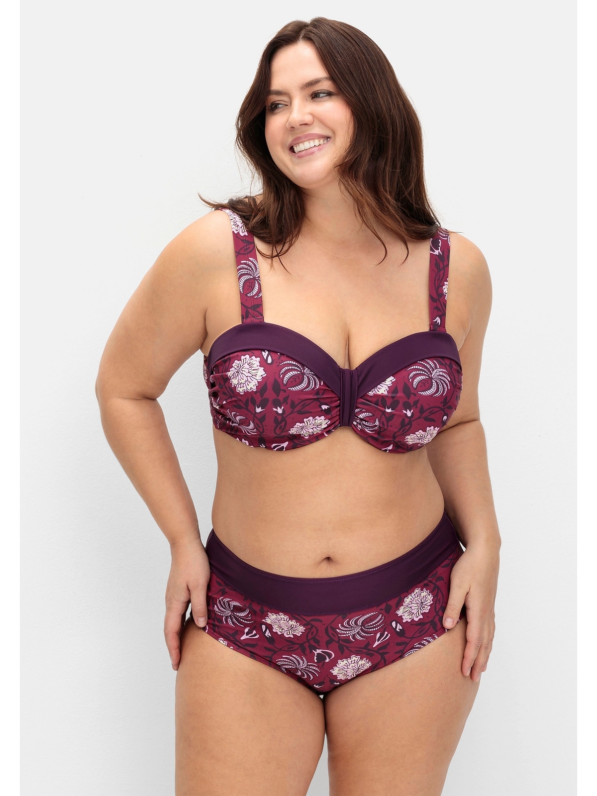 sheego by Joe Browns Bügel-Bikini-Top »Große Größen«, mit wattierten Cups und Bügeln