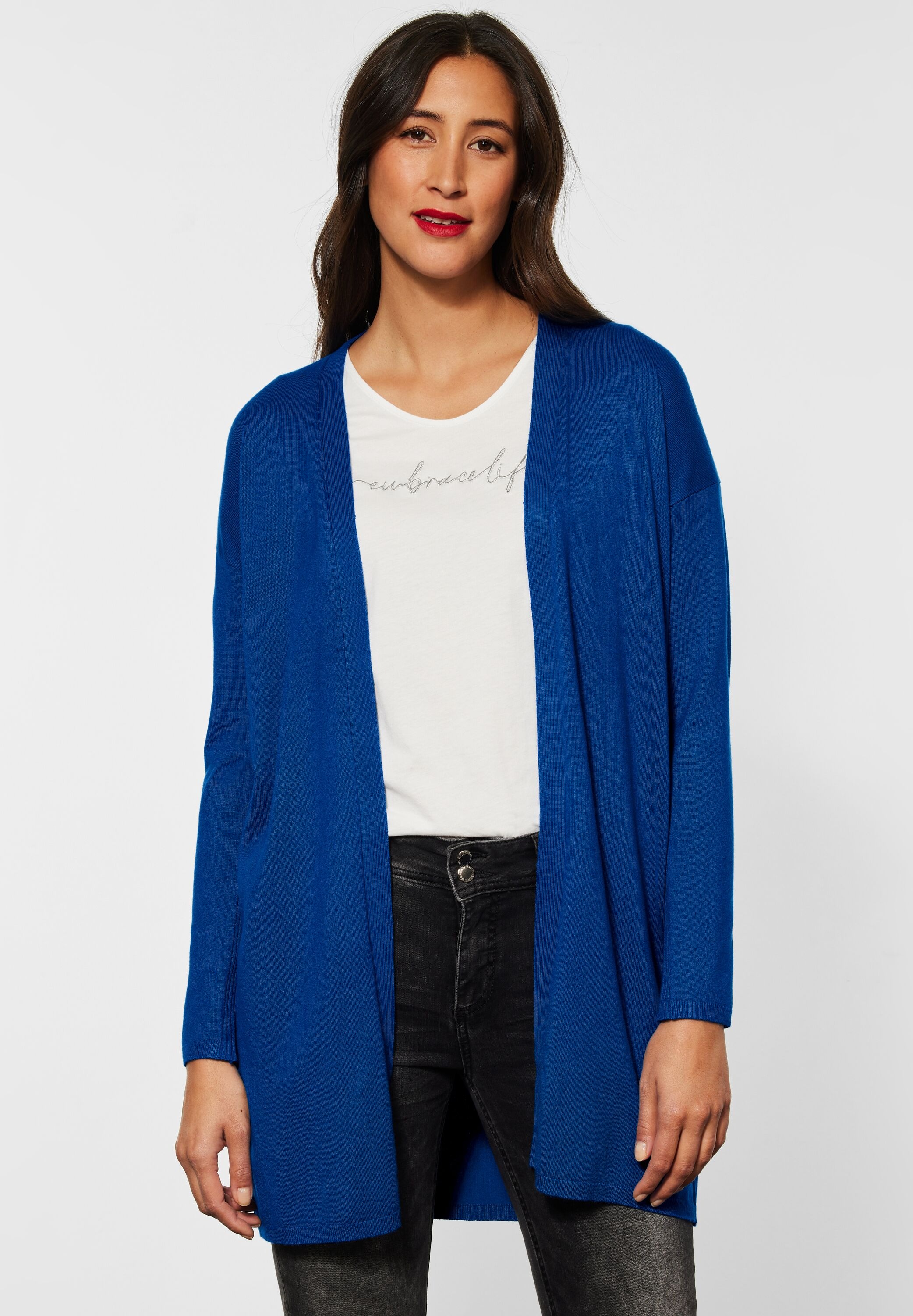 street-one-strickjacke-mit-berschnittenen-schultern-bestellen-baur