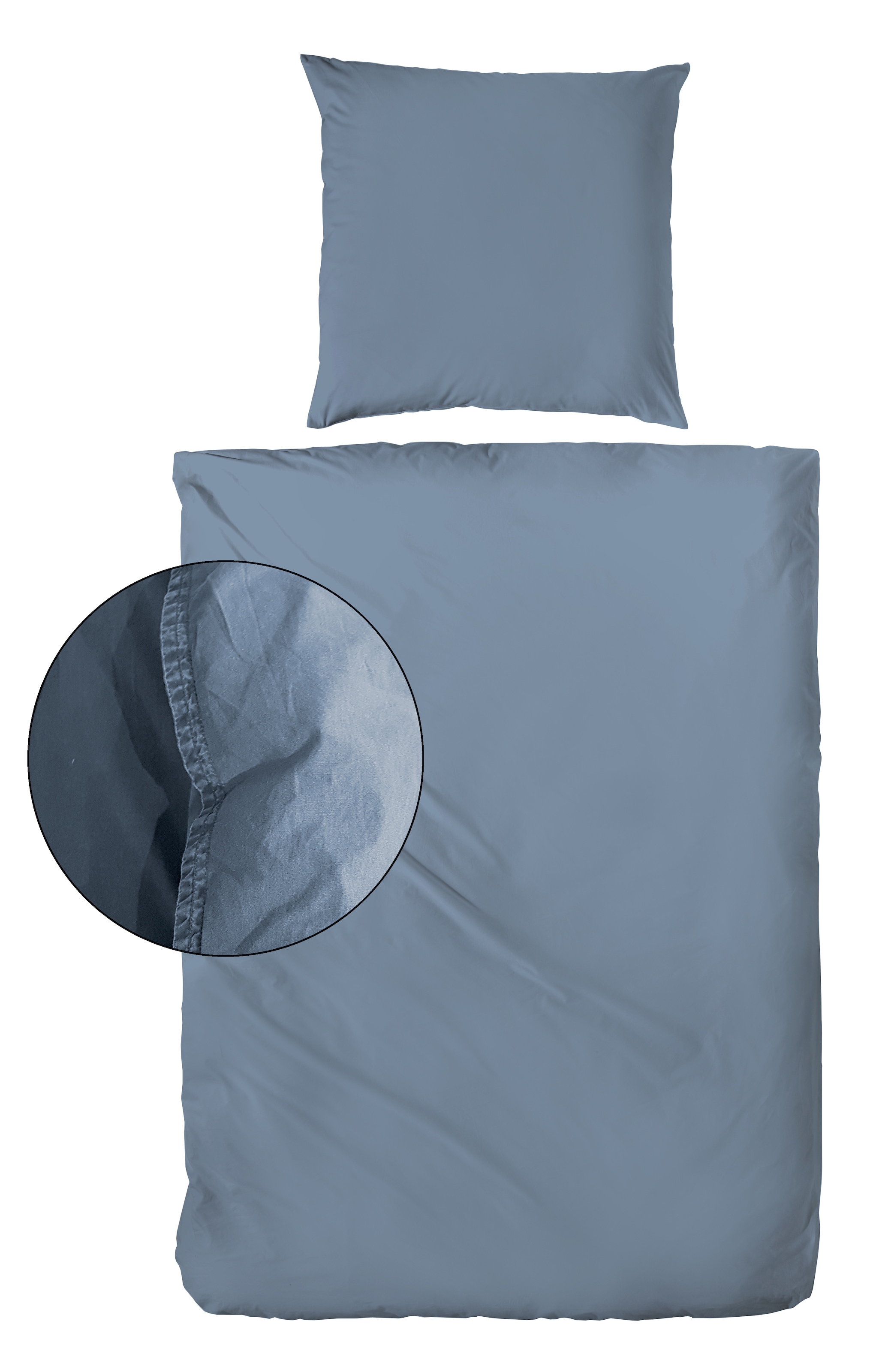 Primera Bettwäsche »Stone-Washed in Gr. 135x200, 155x220 oder 200x200 cm« 2 Stk. 100% Baumwolle, Bettwäsche in feinem Knitterlook, weicher Griff