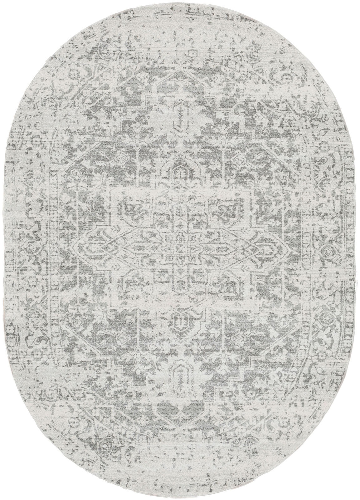 Livabliss Teppich "SYRACUSA, 275x200 cm" oval 11 mm Höhe Vintage Orienttepp günstig online kaufen