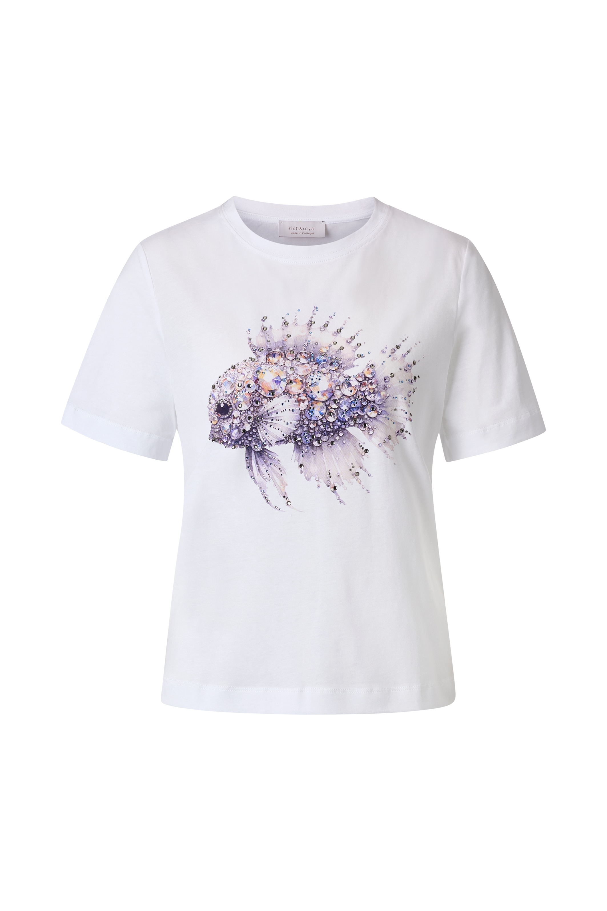 RICHROYAL Kurzarmshirt, Mit Rundhalsausschnitt