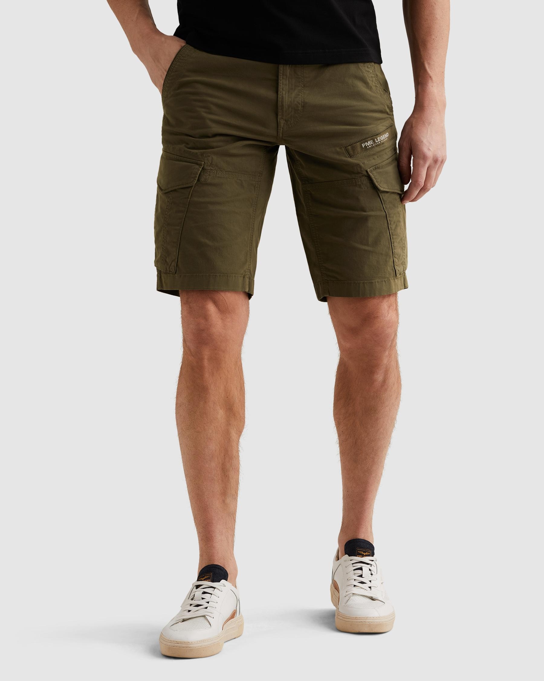 PME LEGEND Cargobermudas »NORDROP CARGO SHORTS STRETCH TWILL«  normale Passform, mit Gürtelschlaufen, unifarben