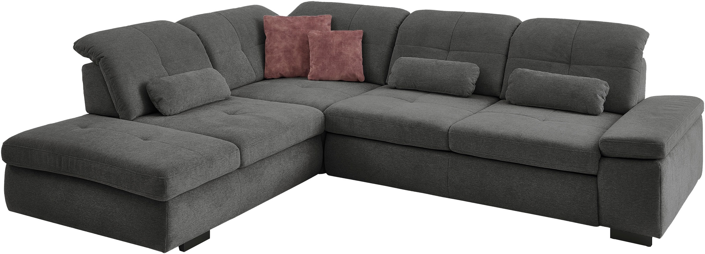 Die PlanBar Ecksofa »MP-IN16012 L-Form mit Federkern-Polsterung«, inkl. Sitztiefenverstellung, optional mit Funktionen