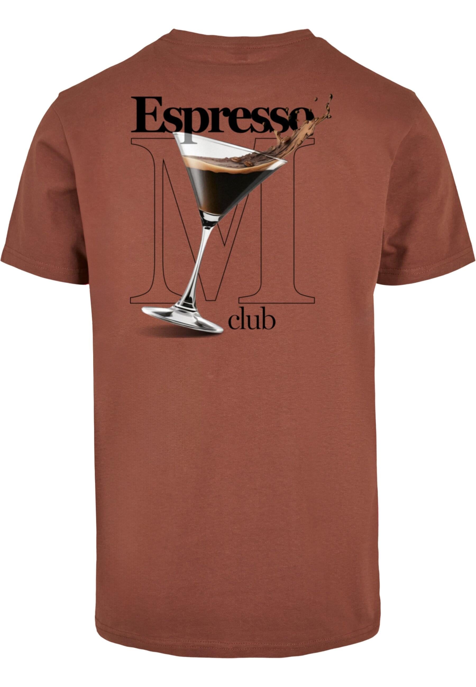 MisterTee T-Shirt »MisterTee Herren Espresso M Club Tee«, (1 tlg.)