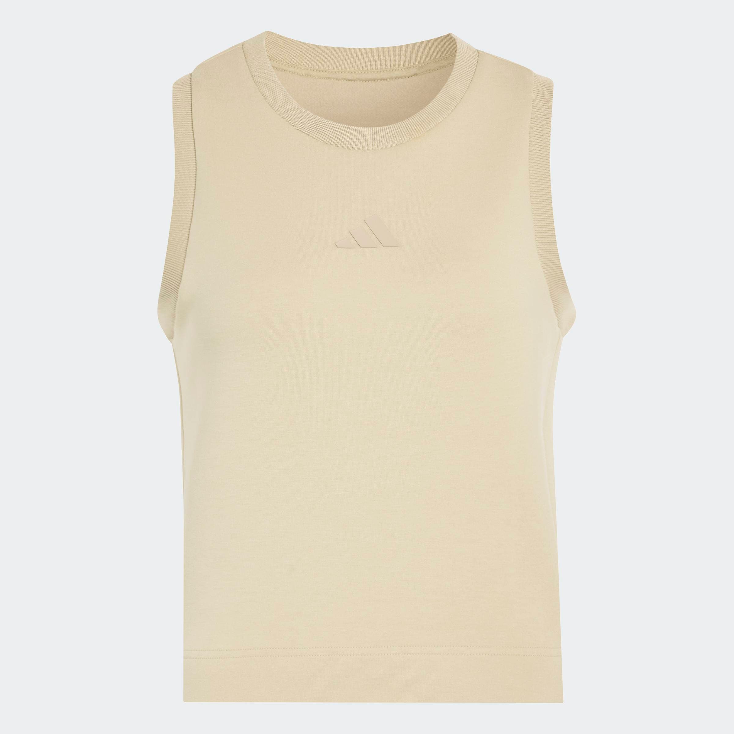 adidas Sportswear Tanktop »SOFT LUX« mit Rundhalsausschnitt, schmal geschnitten, ohne Verschluss