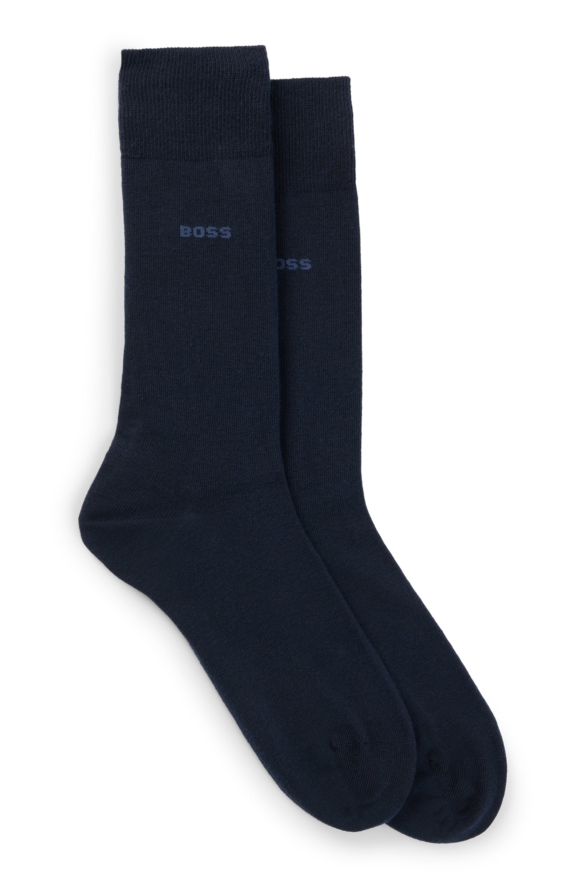 BOSS Businesssocken »2P RS Uni CC«, (Packung, 2 Paar, 2er), mit Markenlogo