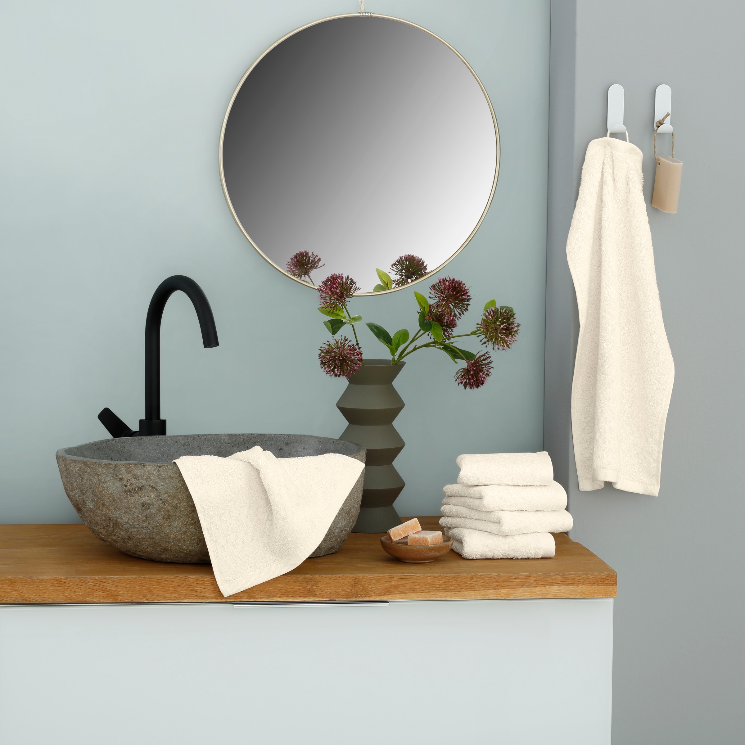 my home Gästehandtücher "Regona, Gästehandtücher 30x50cm, flauschig und wei günstig online kaufen