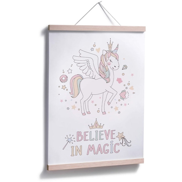 Wall-Art Poster »Kvilis Magie Einhorn Prinzessin«, Kinder, (1 St.), Poster,  Wandbild, Bild, Wandposter kaufen | BAUR