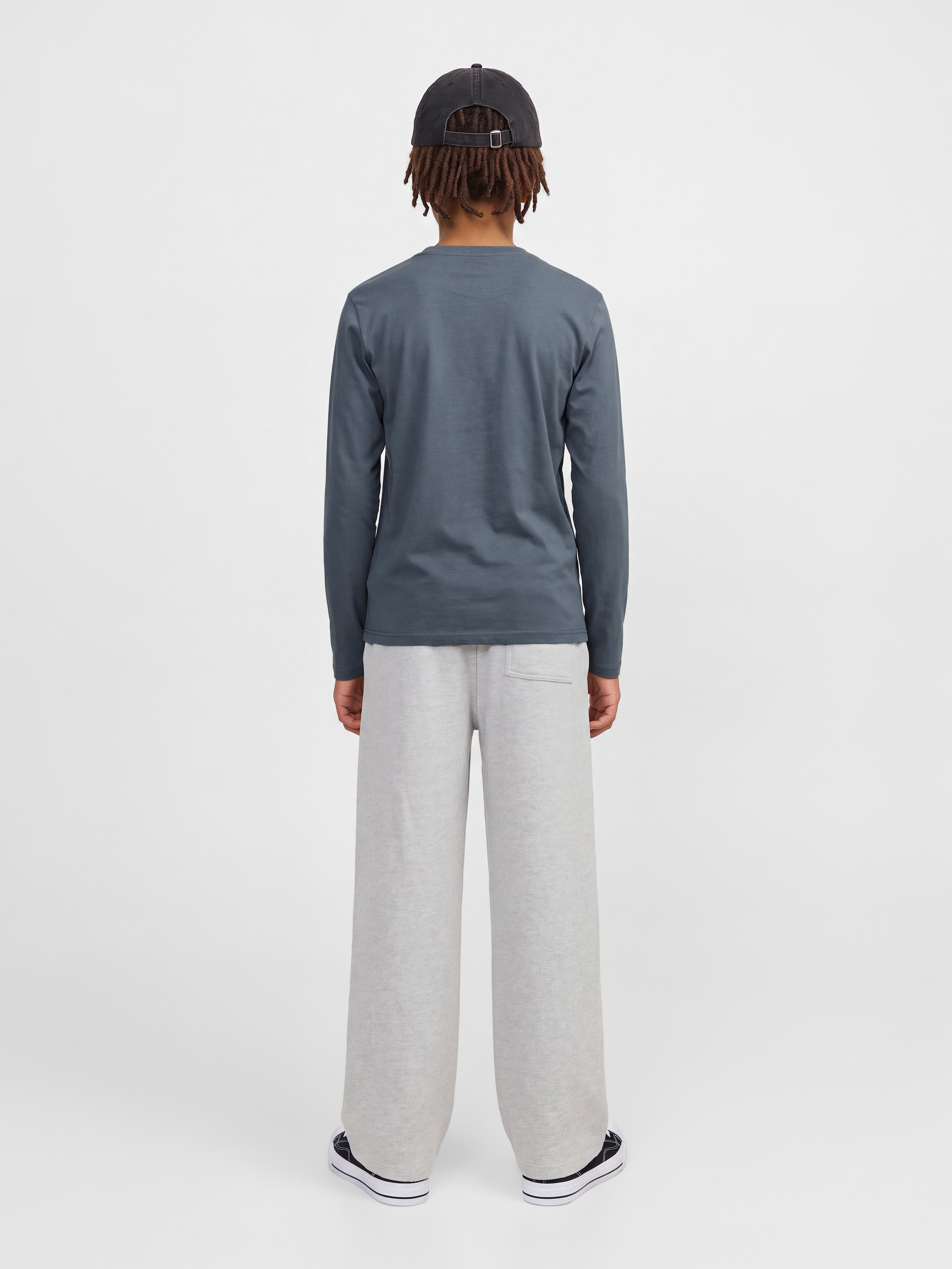 Jack & Jones Junior Langarmshirt »JJJADE TEE LS CREW NECK 2PK MP JNR« Packung, 2 Baumwolle, regular fit