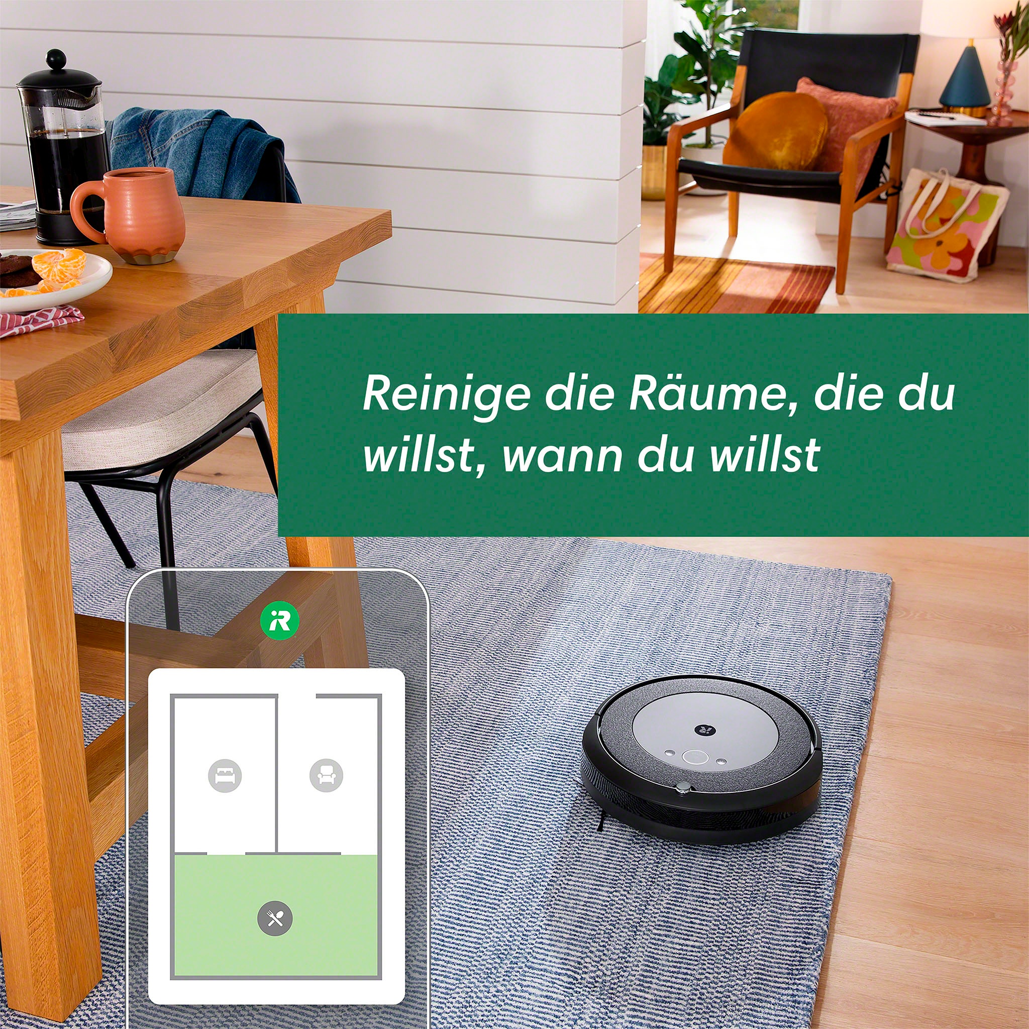 iRobot Saugroboter »Roomba i5 (i5154)«, Einzelraumkartierung, App-/Sprachsteuerung