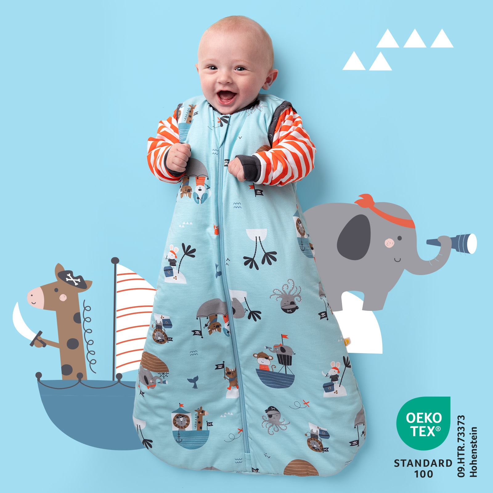 Schlummersack Babyschlafsack »Schlafsack ohne Füßen 1.0 Tog«