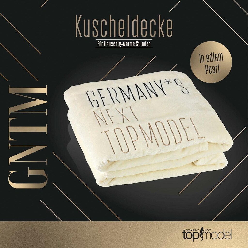 Germany's Next Topmodel Wohndecke »GNTM«, mit Germany's Next Topmodel Stickerei