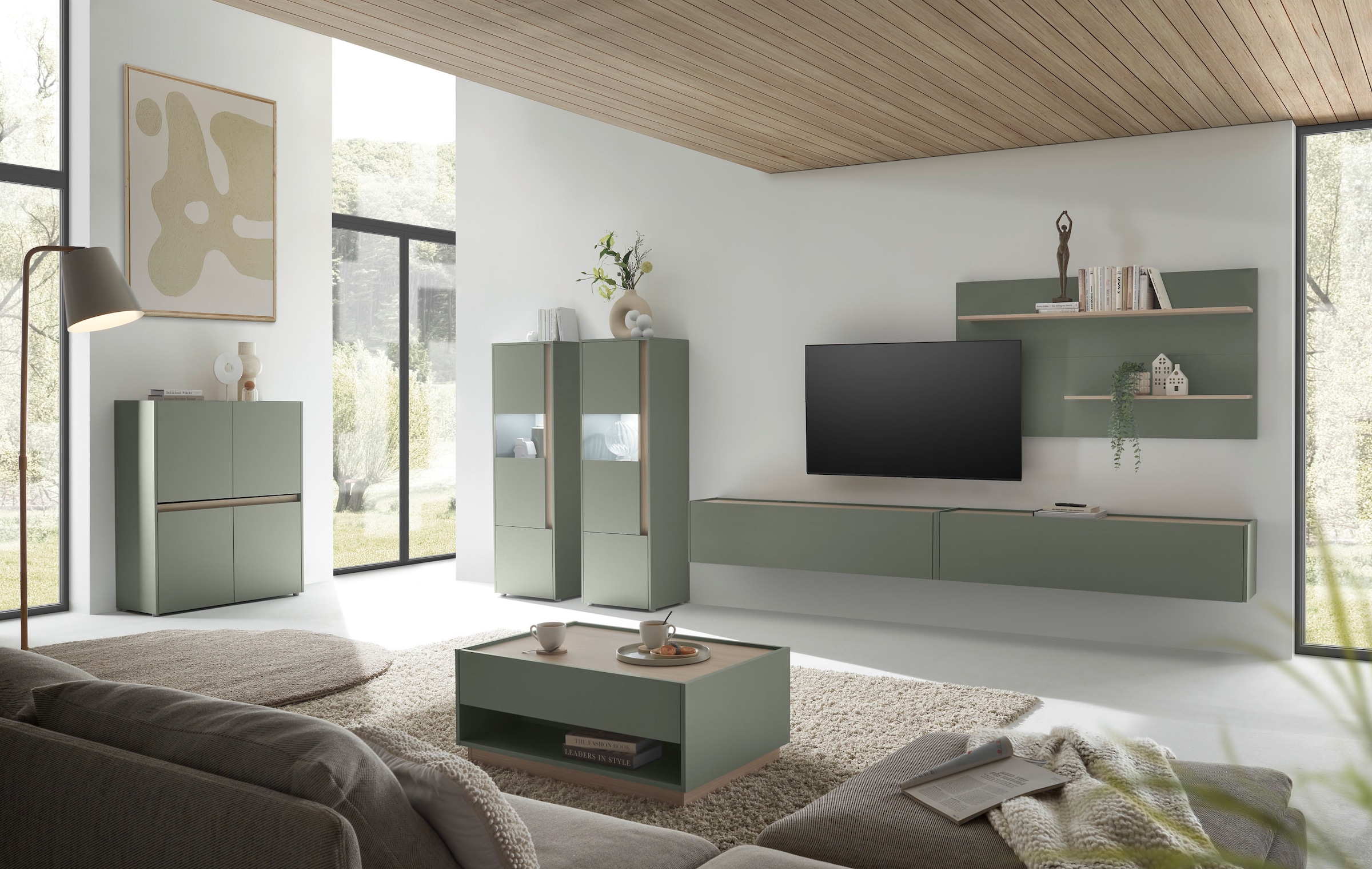 INOSIGN Vitrine »City/Giron, moderner Hochschrank, Glasvitrine«, zeitlos, modern, ausreichend Stauraum, vielseitig einsetzbar