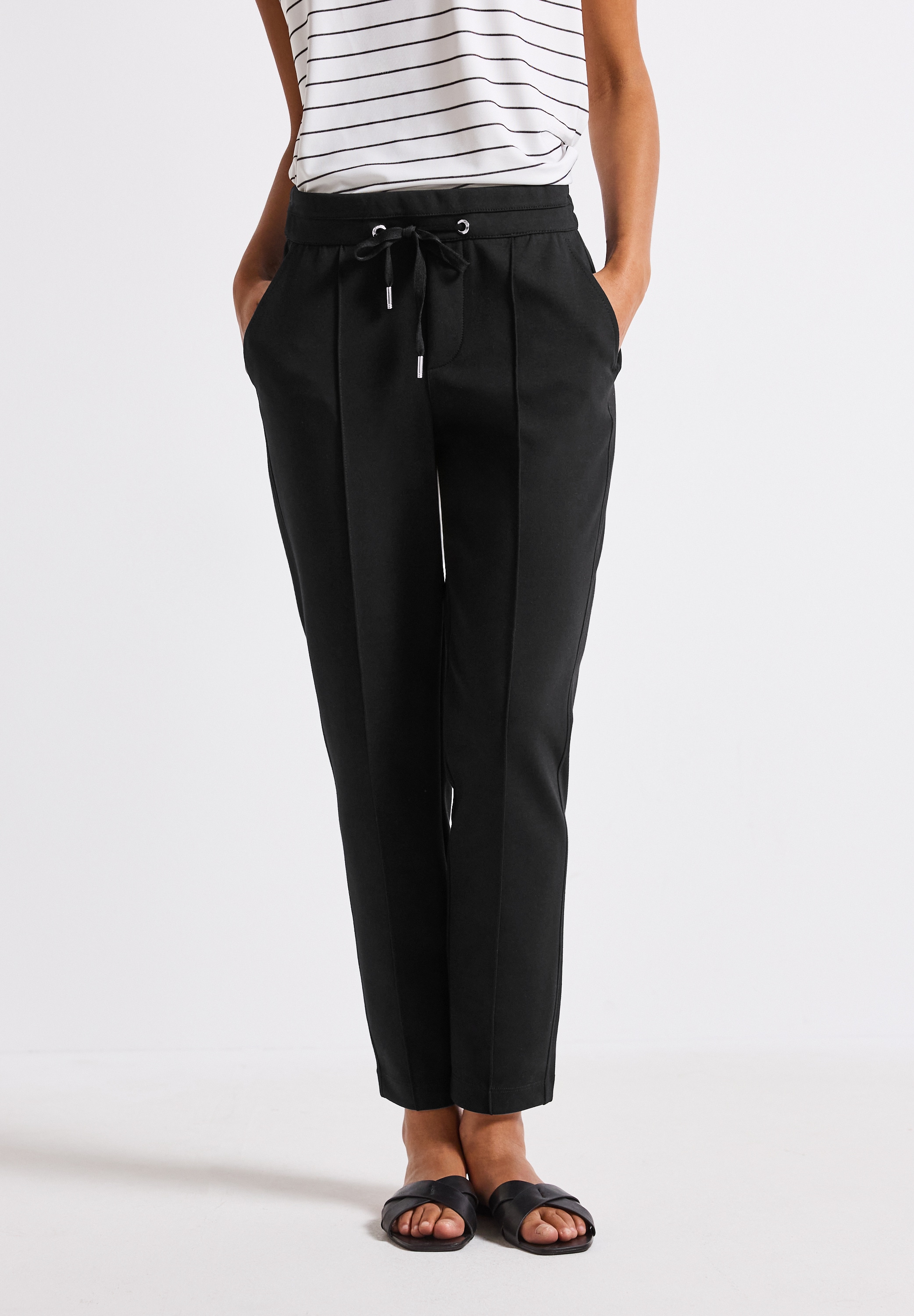 STREET ONE Jogger Pants, Middle Waist günstig online kaufen