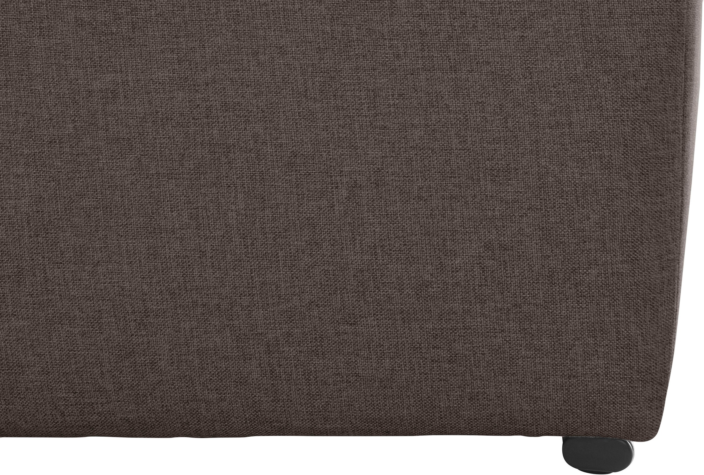 DOMO collection Ecksofa »Lagoa L-Form«, wahlweise mit Bettfunktion, frei im Raum stellbar, große Farbvielfalt