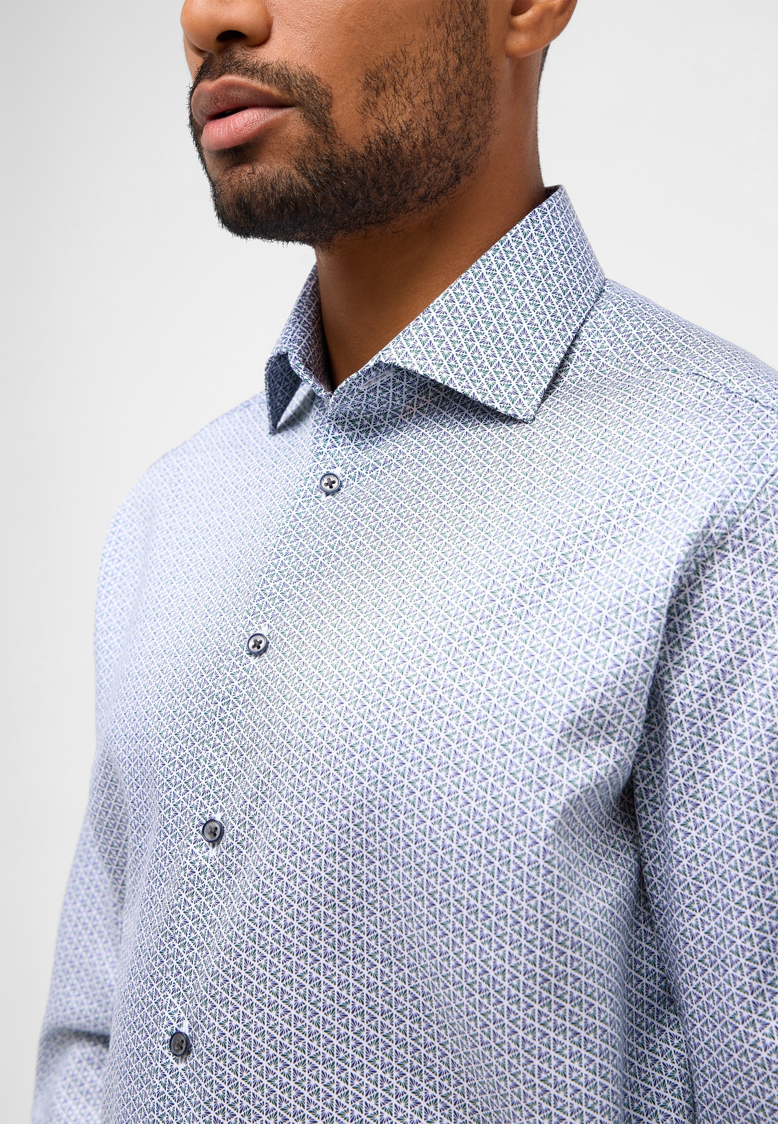 Eterna Langarmhemd »MODERN FIT«, NON IRON (bügelfrei)