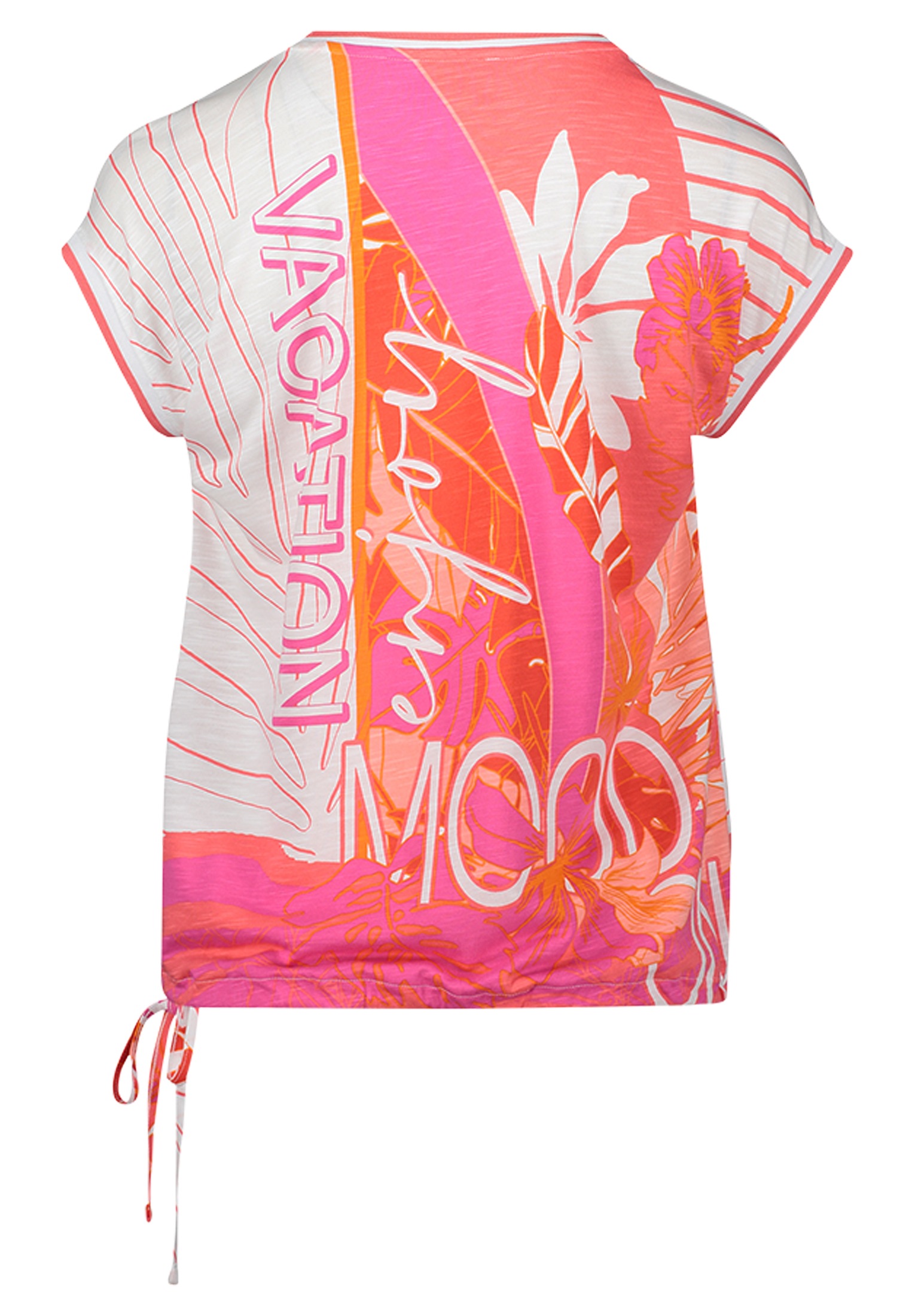 Betty Barclay Kurzarmshirt »Betty Barclay Damen Printshirt mit Tunnelzug«, (1 tlg.), Glitzersteine
