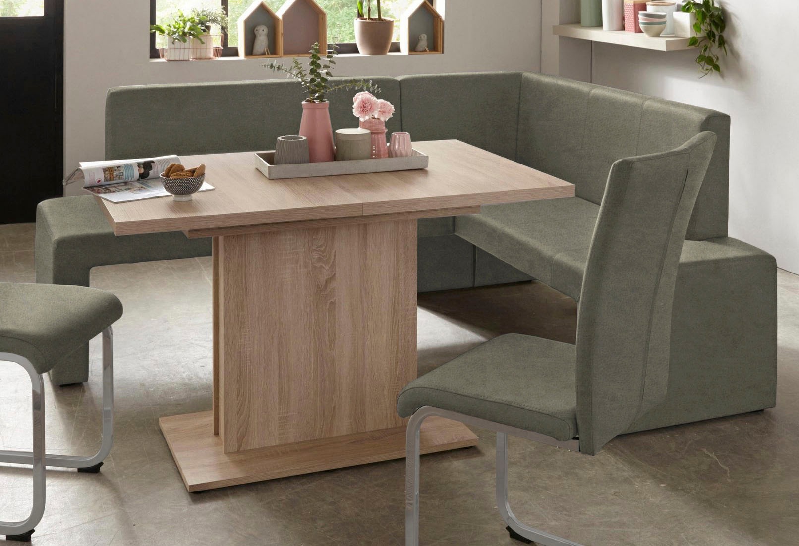 Thumbnail - Home affaire Freischwinger "Alex" (Set) 2 Stk.Stuhl belastbar bis 120 Kg, Gestell im Chrom-Look