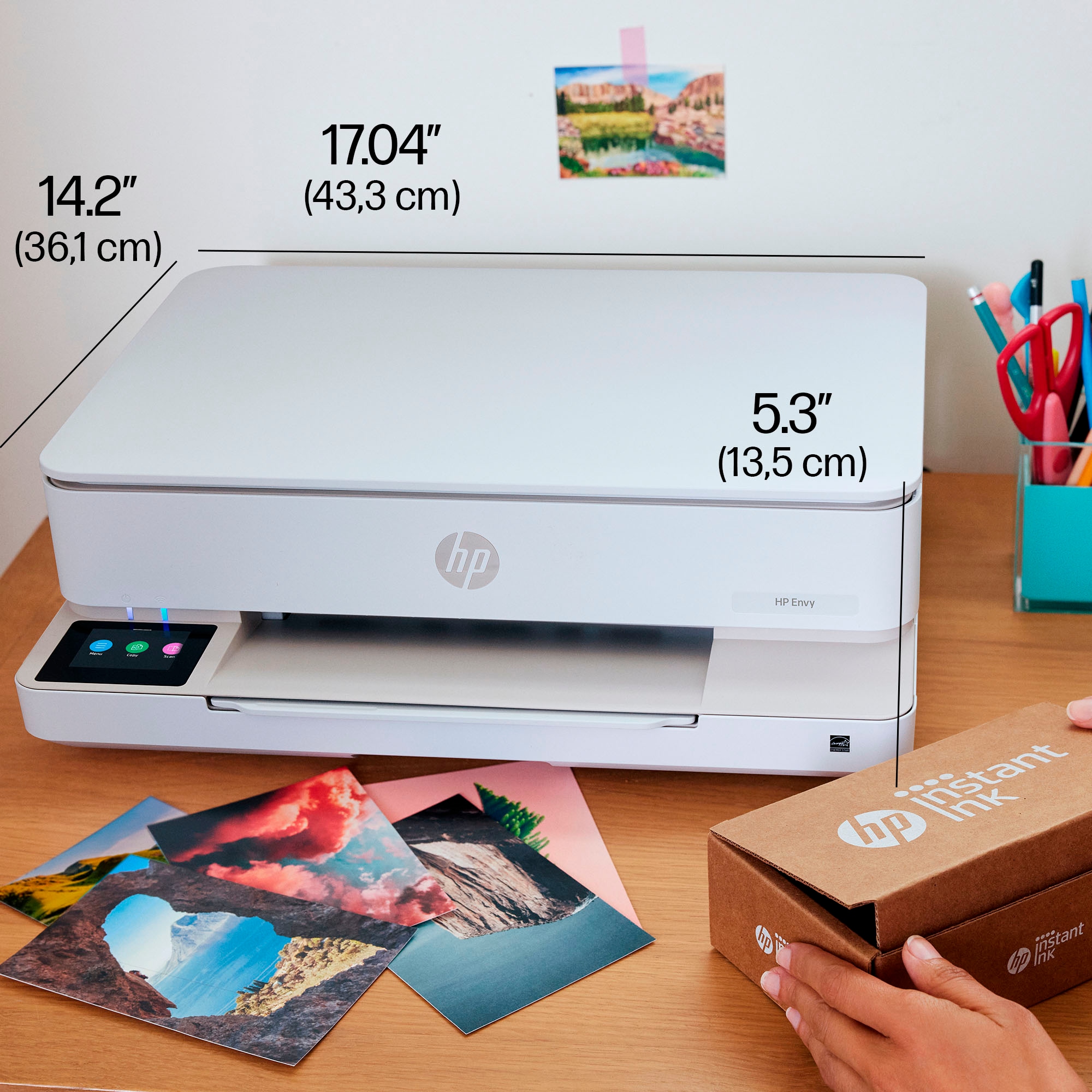 HP Multifunktionsdrucker »ENVY 6120e« 3 Monate *gratis drucken mit Instant Ink