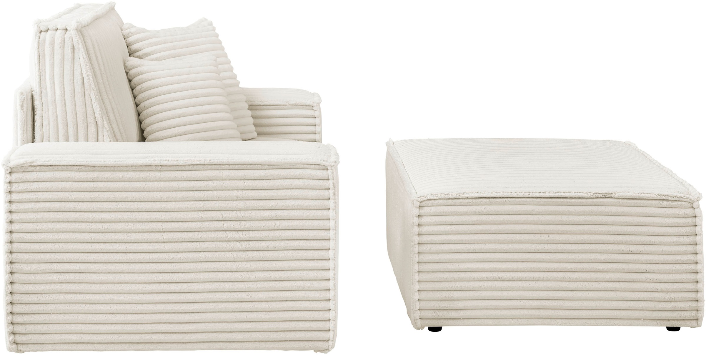 andas Loveseat »Finnley«, (2 St.), Loveseat und Hocker im Set, passend zur Polster-Serie Finnley