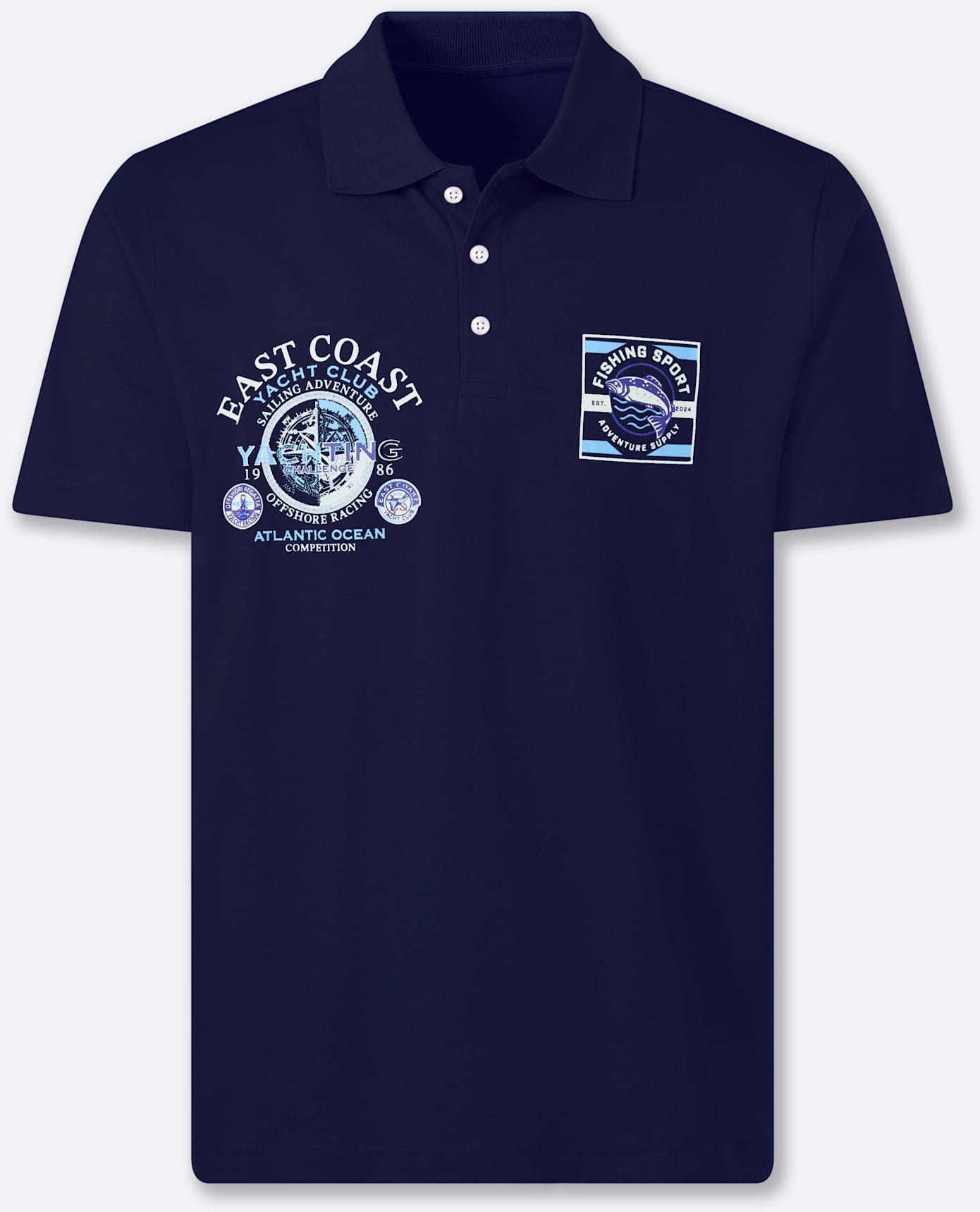 Catamaran Kurzarmshirt »Kurzarm-Poloshirt« 1 tlg.