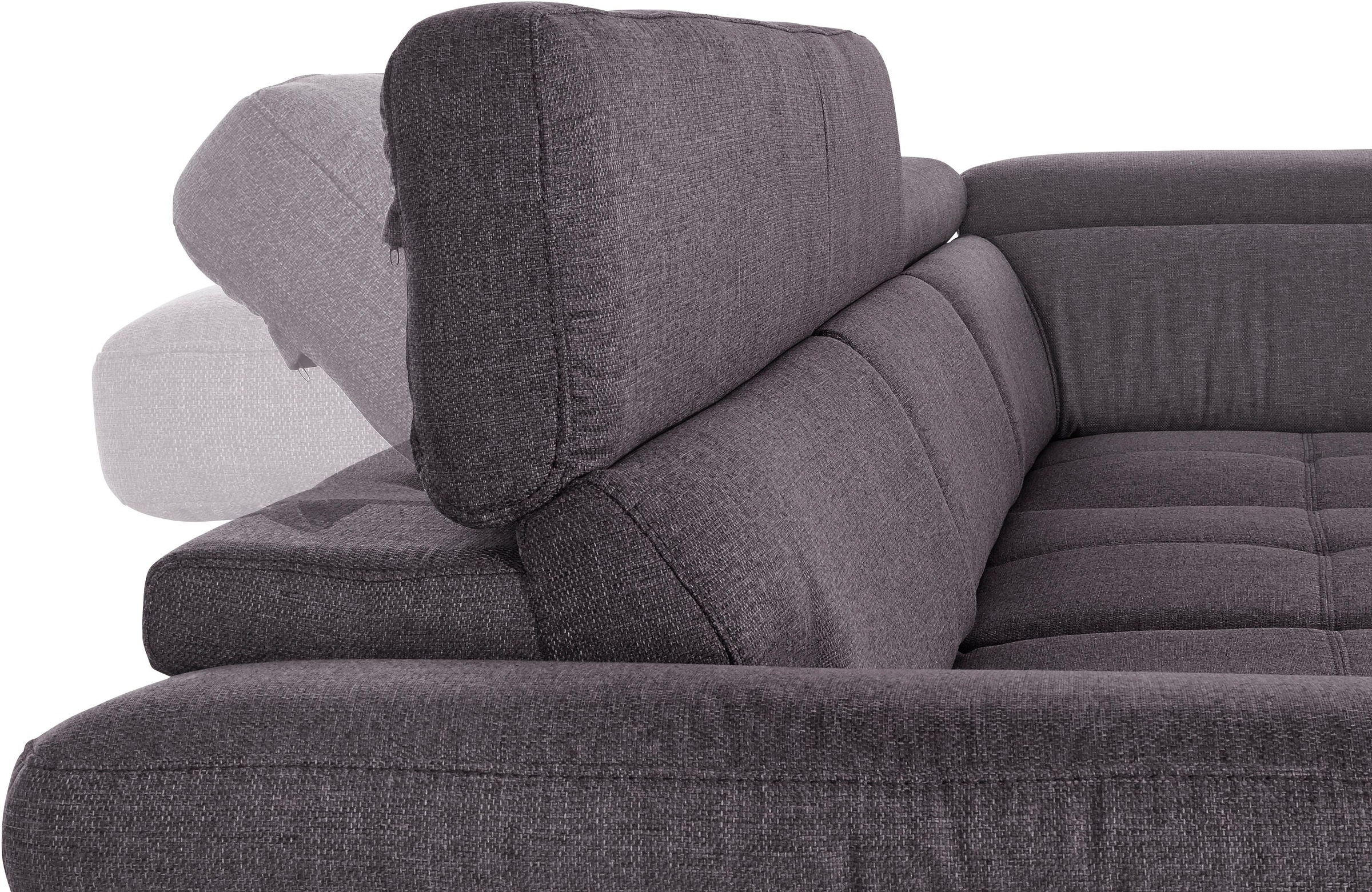COTTA Ecksofa »Speedway L-Form«, mit Kopfteilverstellung, wahlweise mit Bettfunktion & Bettkasten