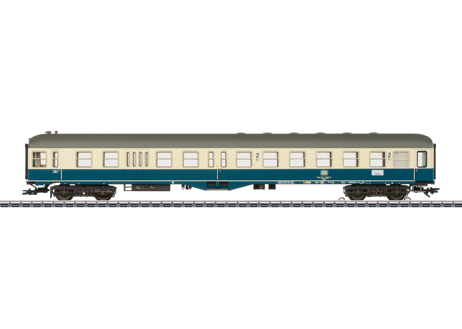 MÄRKLIN Kinder Personenwagen "Reisezug-Steuerwagen BDylf 457 - 43337"bunt, Kunststoff, Metall, Modelleisenbahn-Fahrzeuge, mit Beleuchtung