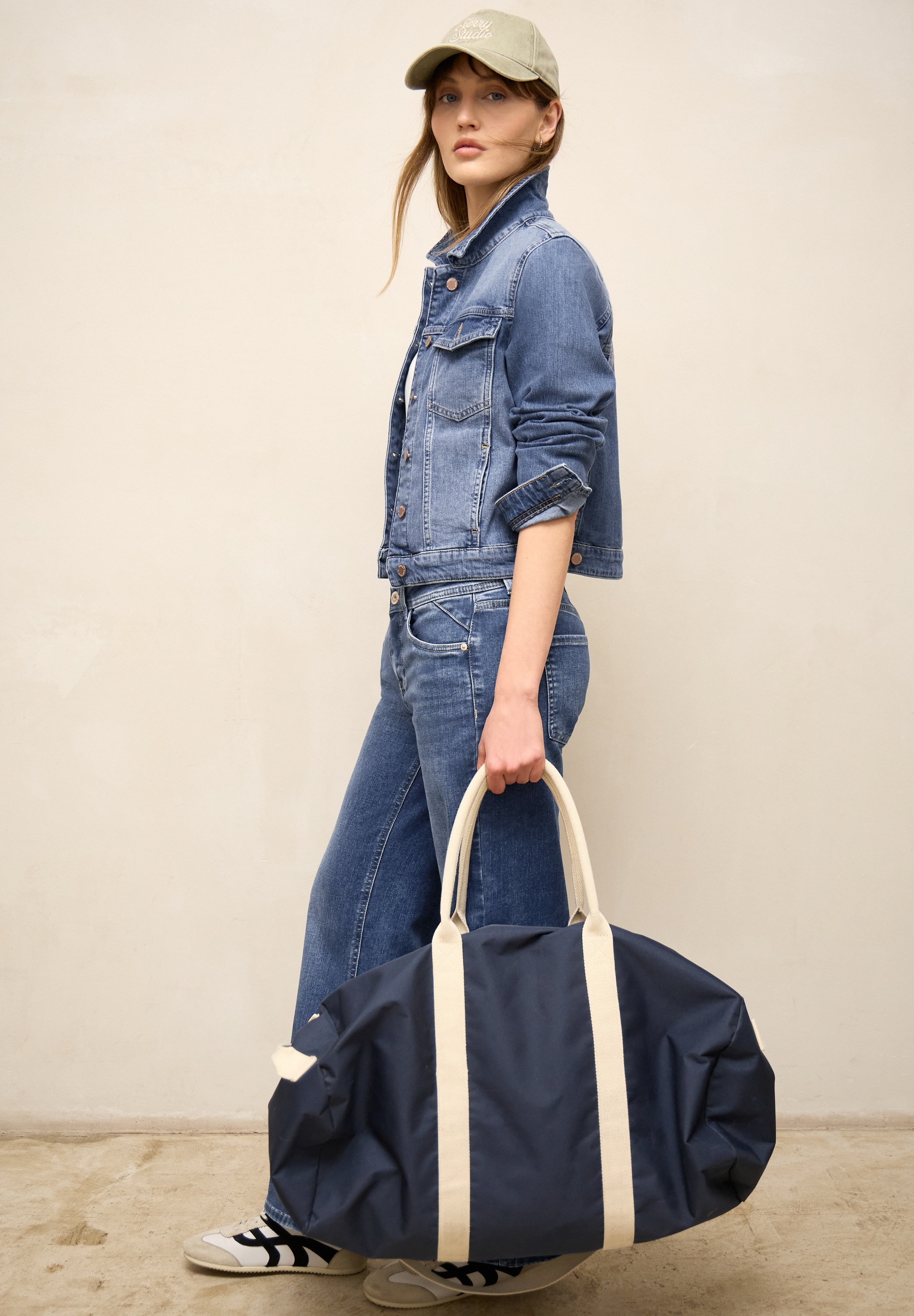 STREET ONE STUDIO Jeansjacke ohne Kapuze im Denim-Style