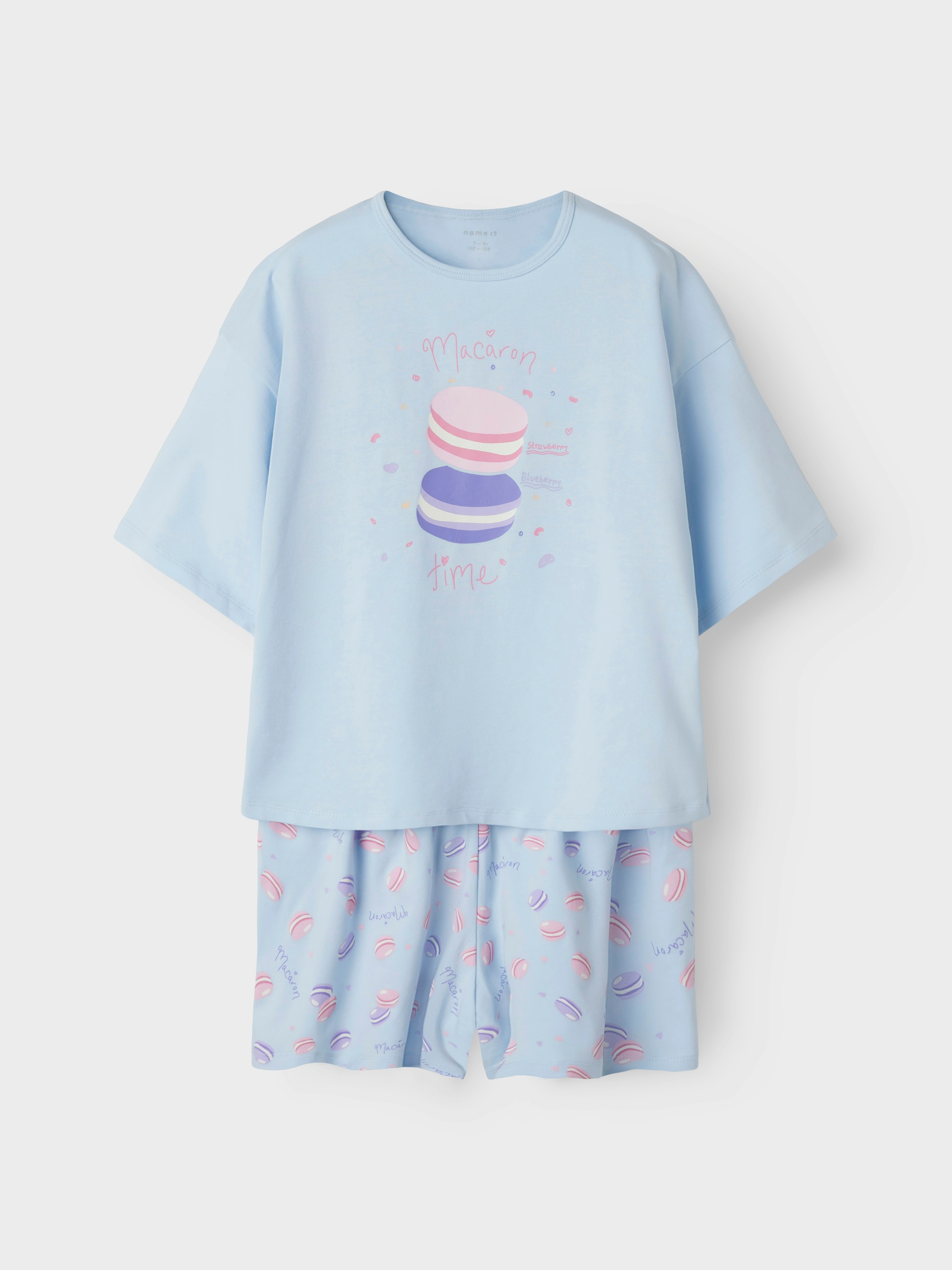 Name It Schlafanzug »NKFNIGHTSET BOXY MACARON NOOS«
