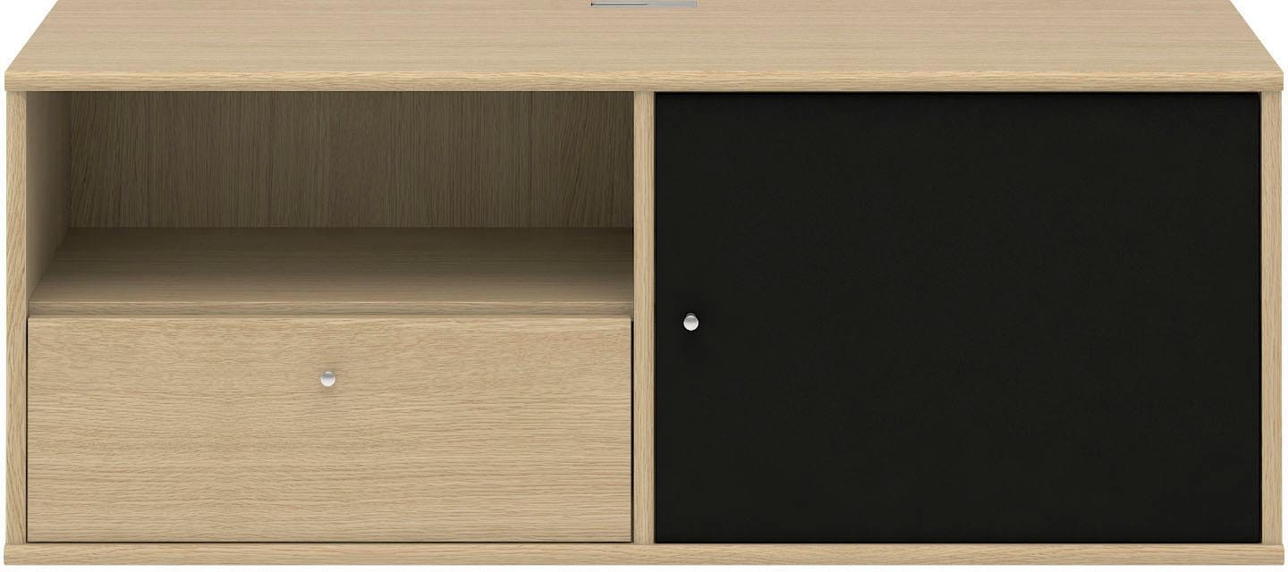 Hammel Furniture "Mistral Fernsehschrank, Medienmöbel, Hängend" mit Tür mit Akustikstoff, Kabeldurchführung, Lowboard, B: 108 cm
