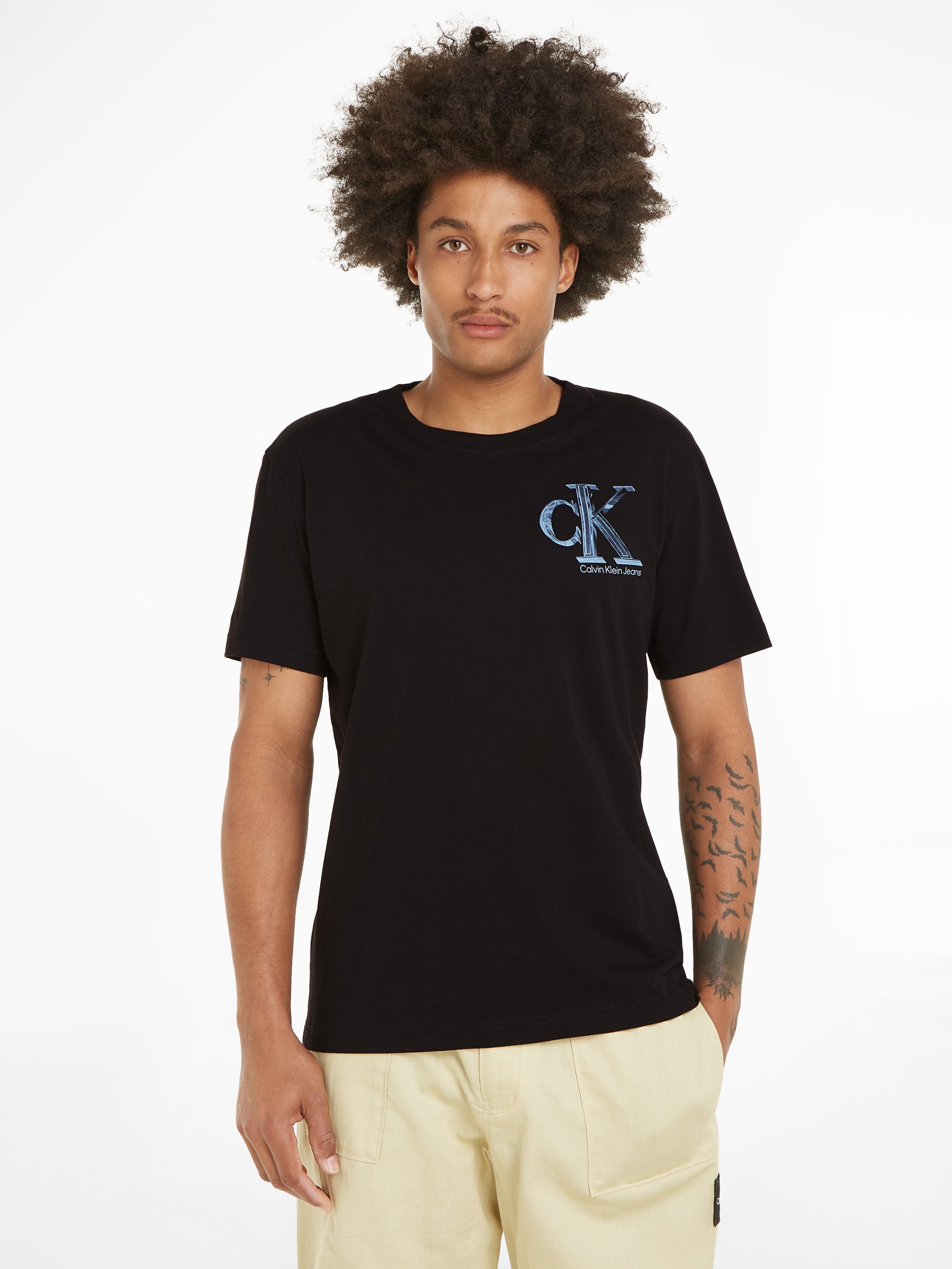Calvin Klein Jeans T-Shirt »META MONOGRAM TEE«, mit Logodruck