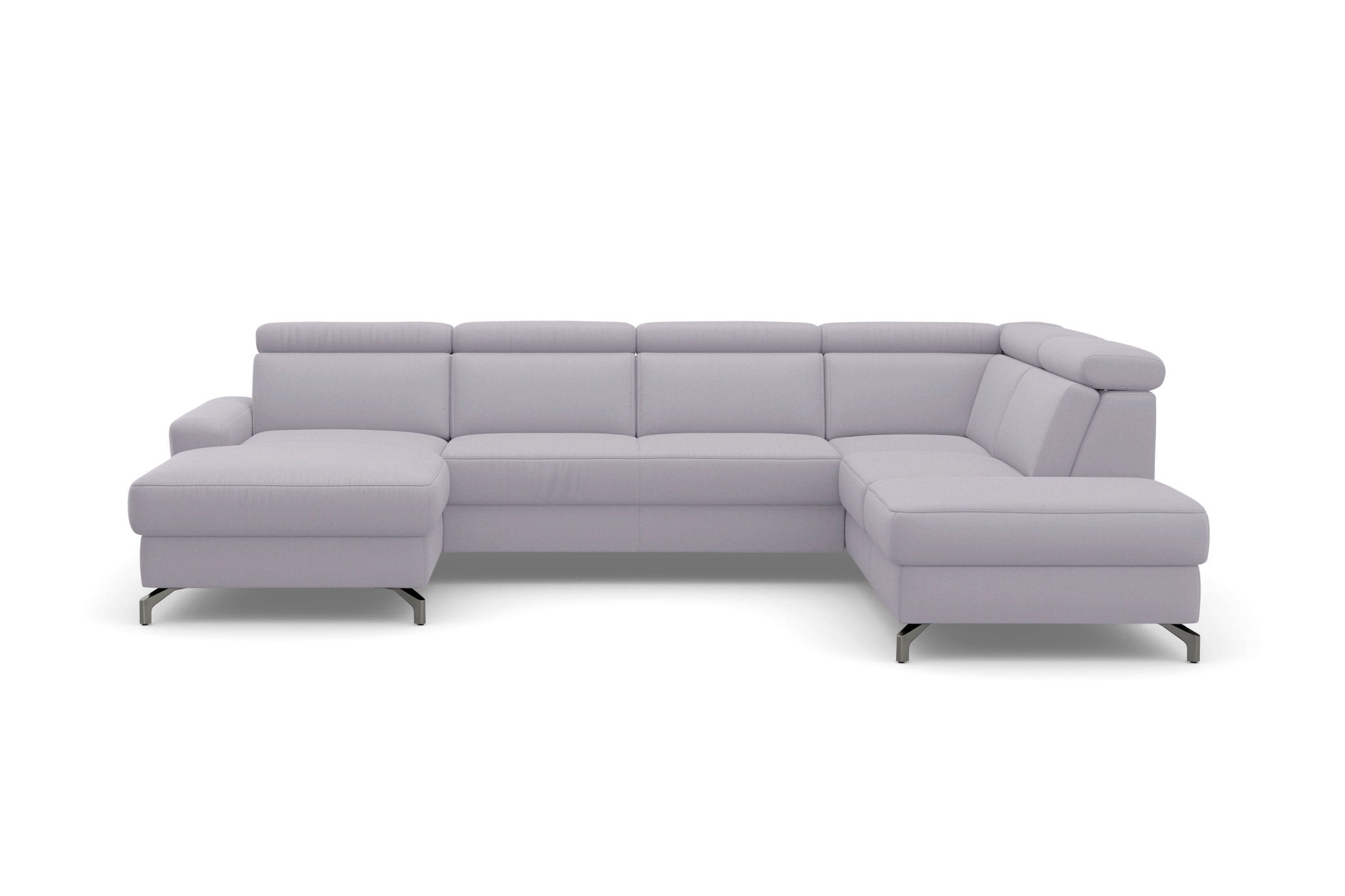 sit&more Wohnlandschaft "Scarlett U-Form" inklusive Kopfteilverstellung, optional Schlaffunktion & Bettkasten