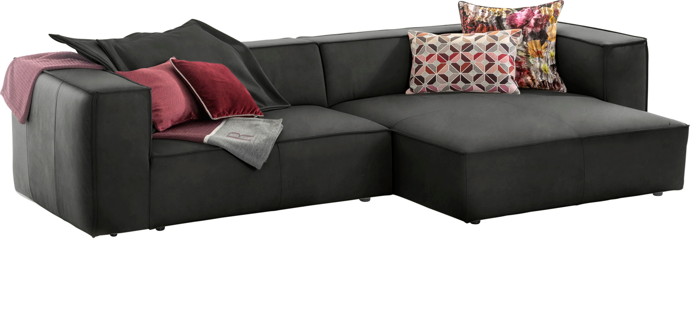W.SCHILLIG Ecksofa "around-the-block, modern und elegant, bequem, L-Form", günstig online kaufen