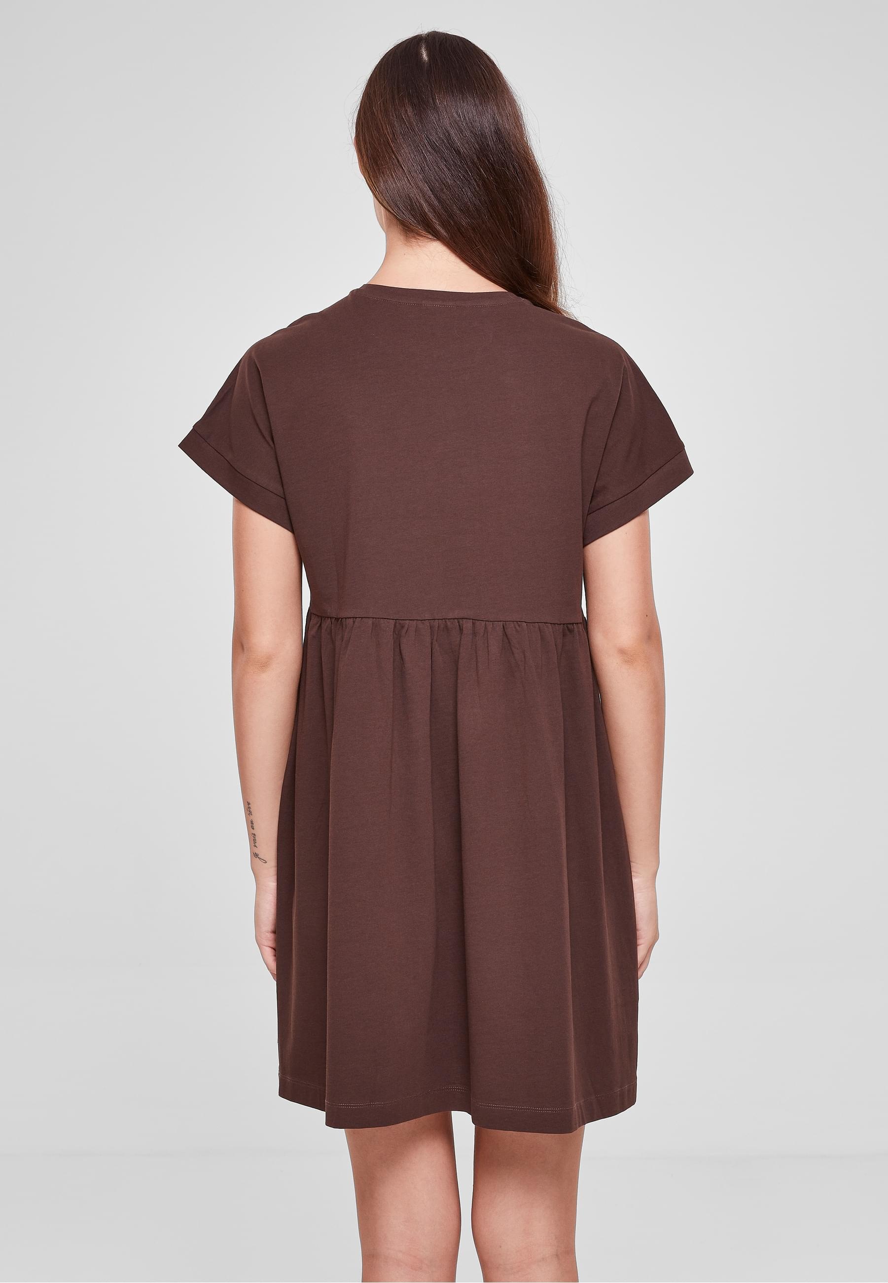 URBAN CLASSICS Shirtkleid »Urban Classics Damen Ladies Organic Empire Valance Tee Dress«, (1 tlg.)