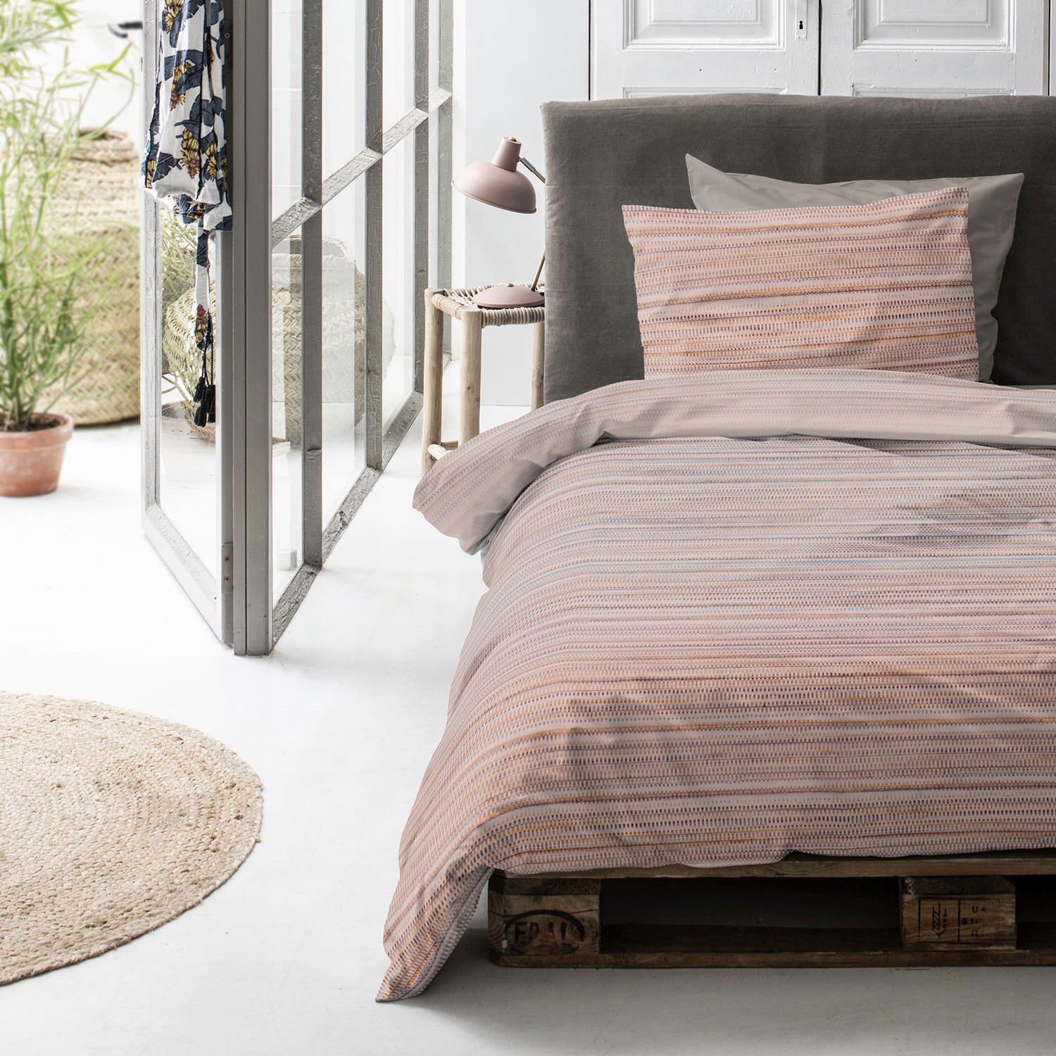 Cinderella Bettwäsche "Tide" 2 Stk. mit Streifen im Farbverlauf günstig online kaufen