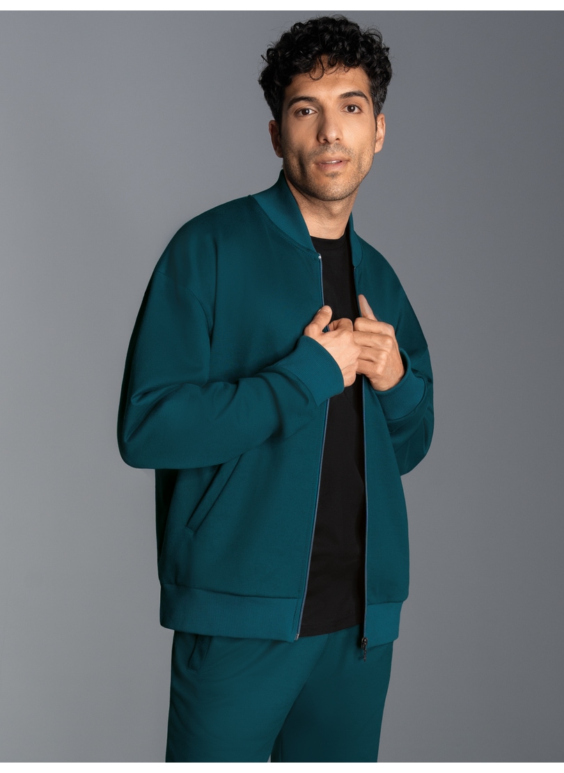 Trigema Sweatjacke "TRIGEMA Collegejacke in weicher Sweat-Qualität", 1 Stk. günstig online kaufen