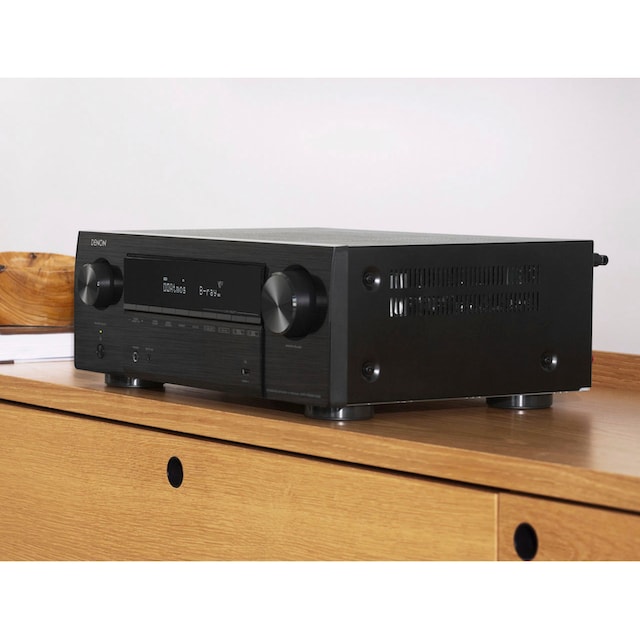 unübertrefflich Denon AV-Receiver »AVR-X1800H DAB«, über (Bluetooth-LAN | Tuner-Hi-Res BAUR DAB+-FM Update USB) Audio-Internetradio-Sprachsteuerung-USB-Mediaplayer-Sleeptimer-Software (Ethernet)-WLAN 7.2