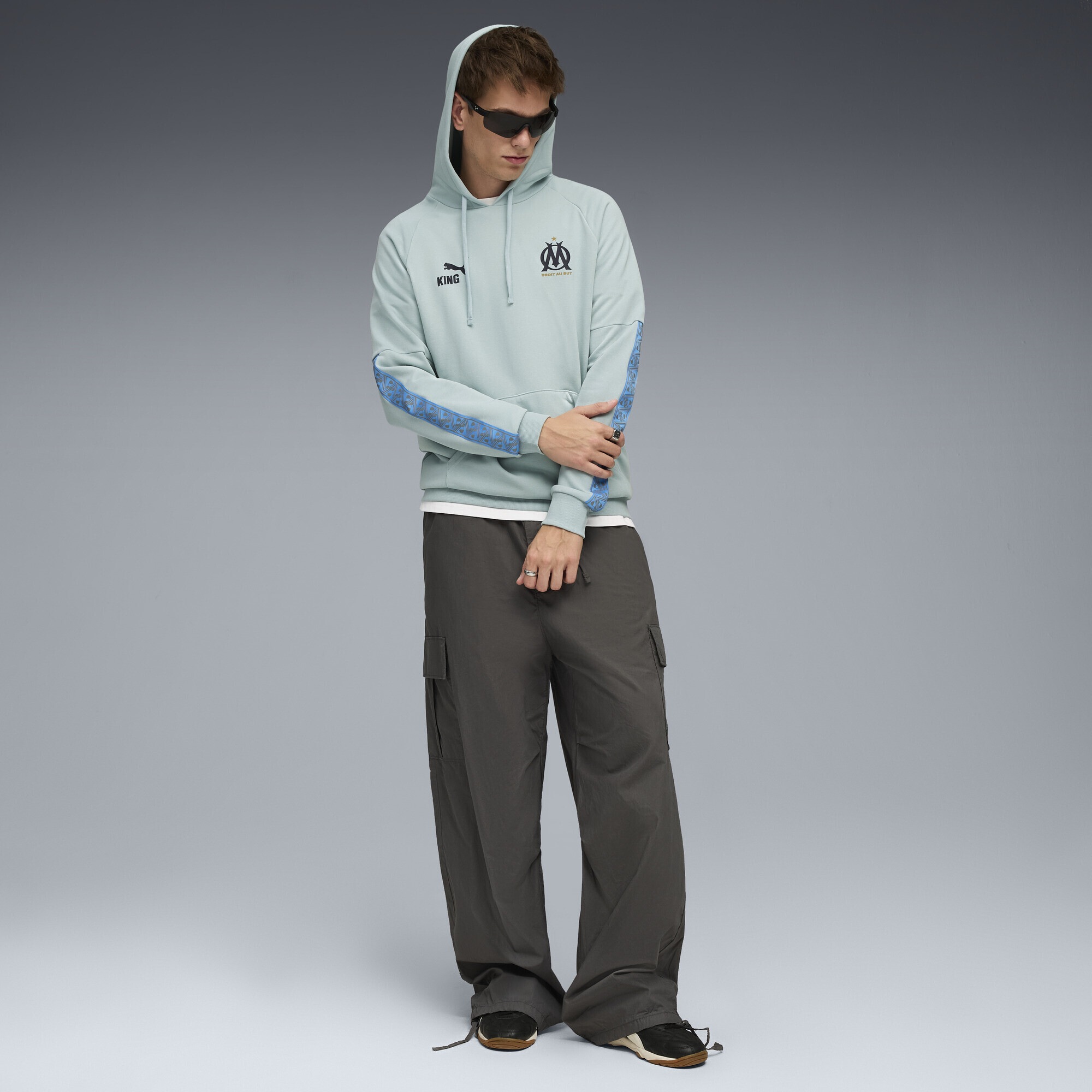 PUMA Hoodie »Olympique de Marseille KING Hoodie Herren«