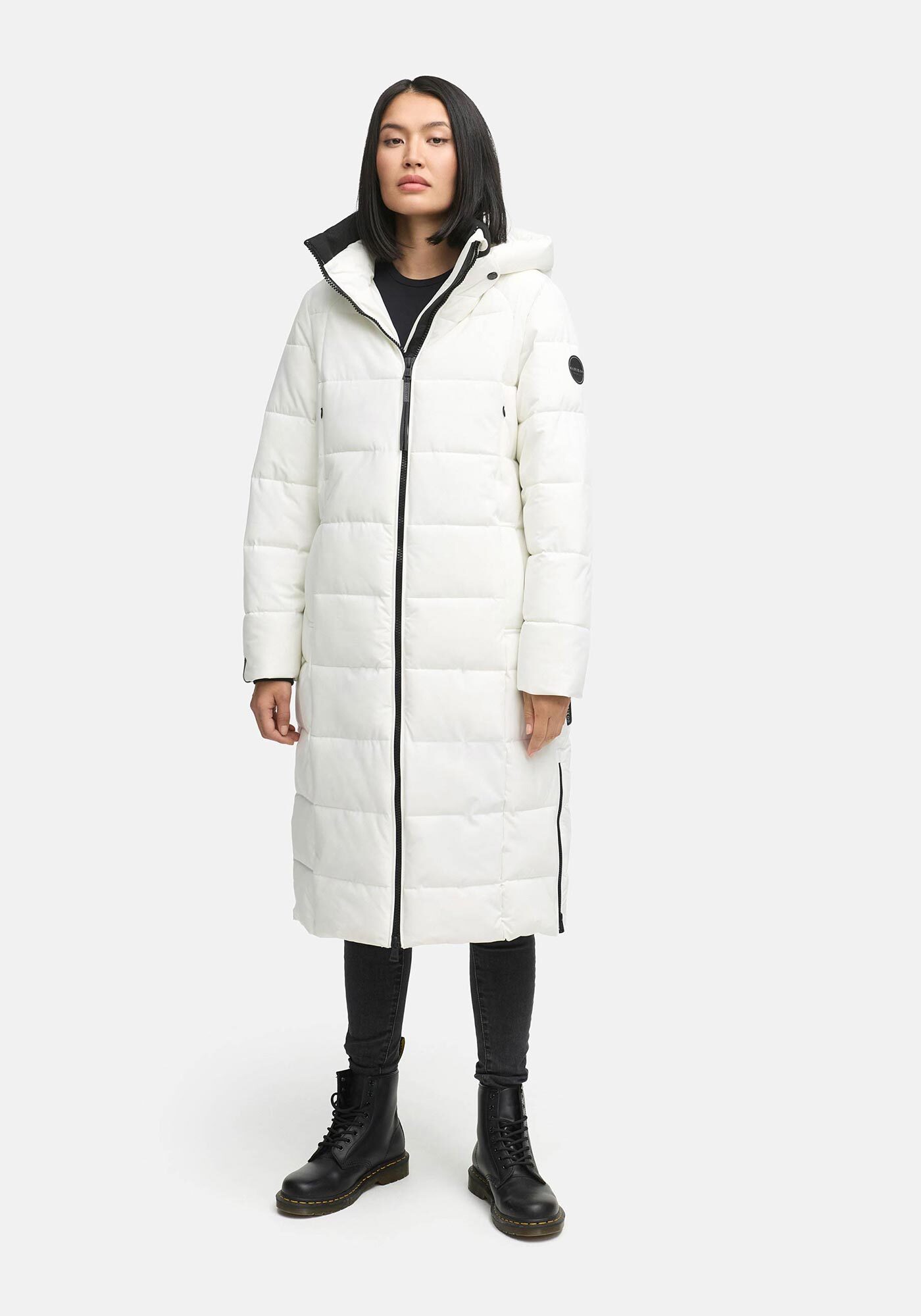 Marikoo Winterjacke "Lanitaa" Steppmantel mit abnehmbarer Kapuze