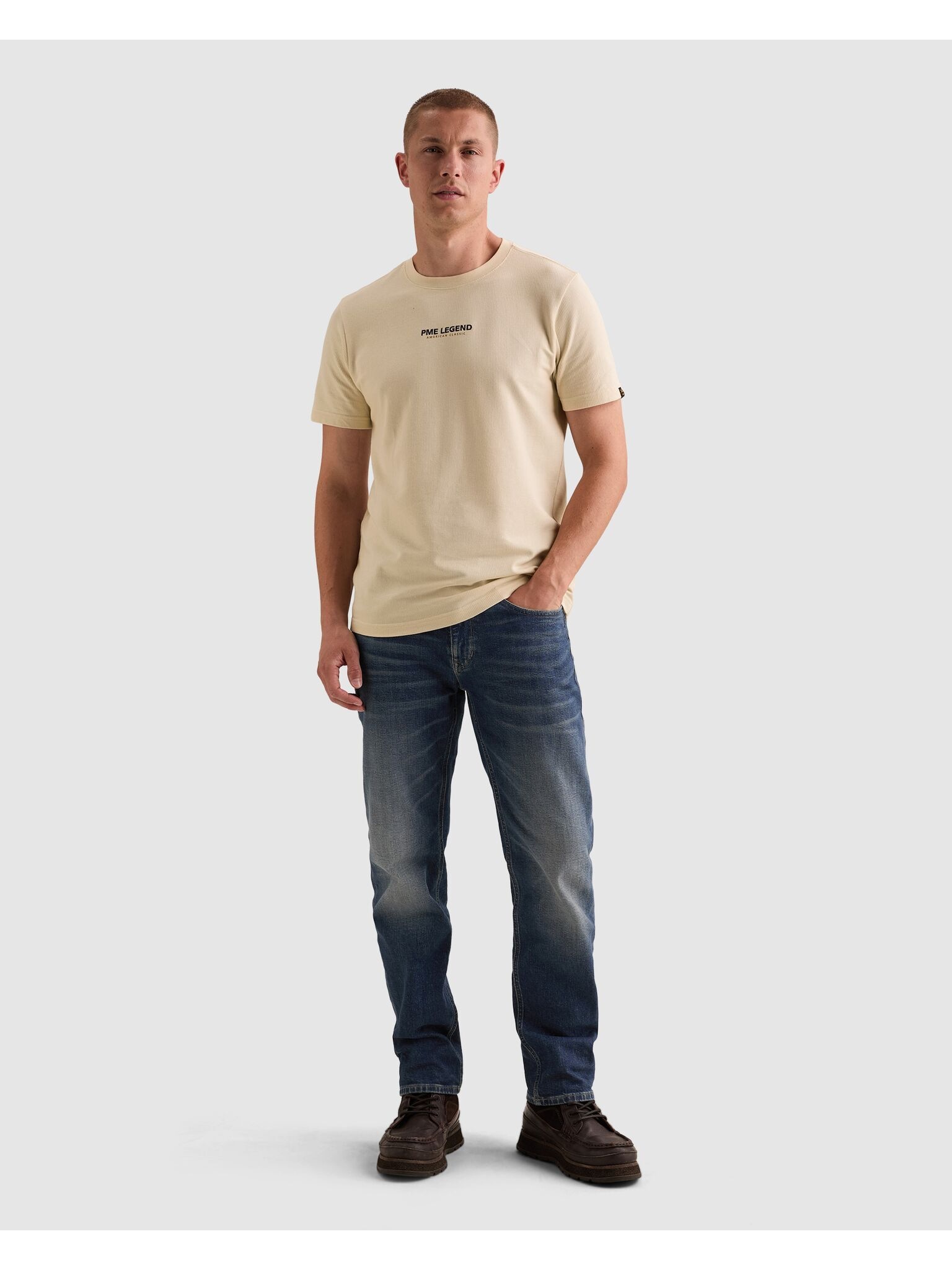 PME LEGEND Jersey-Material mit Waffel- Struktur