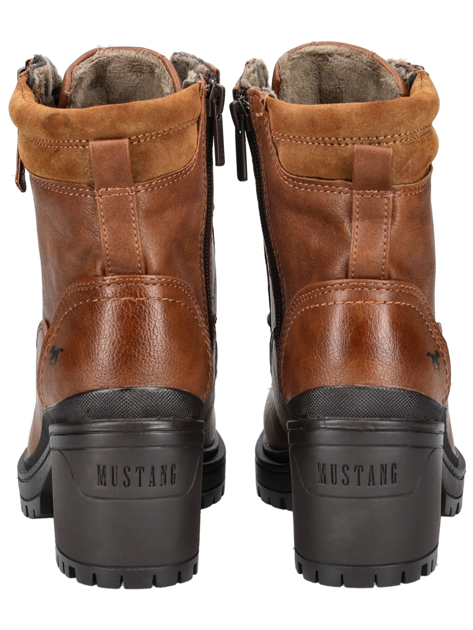 Mustang Shoes Schnürstiefelette »Mustang Shoes Stiefelette Lederimitat«