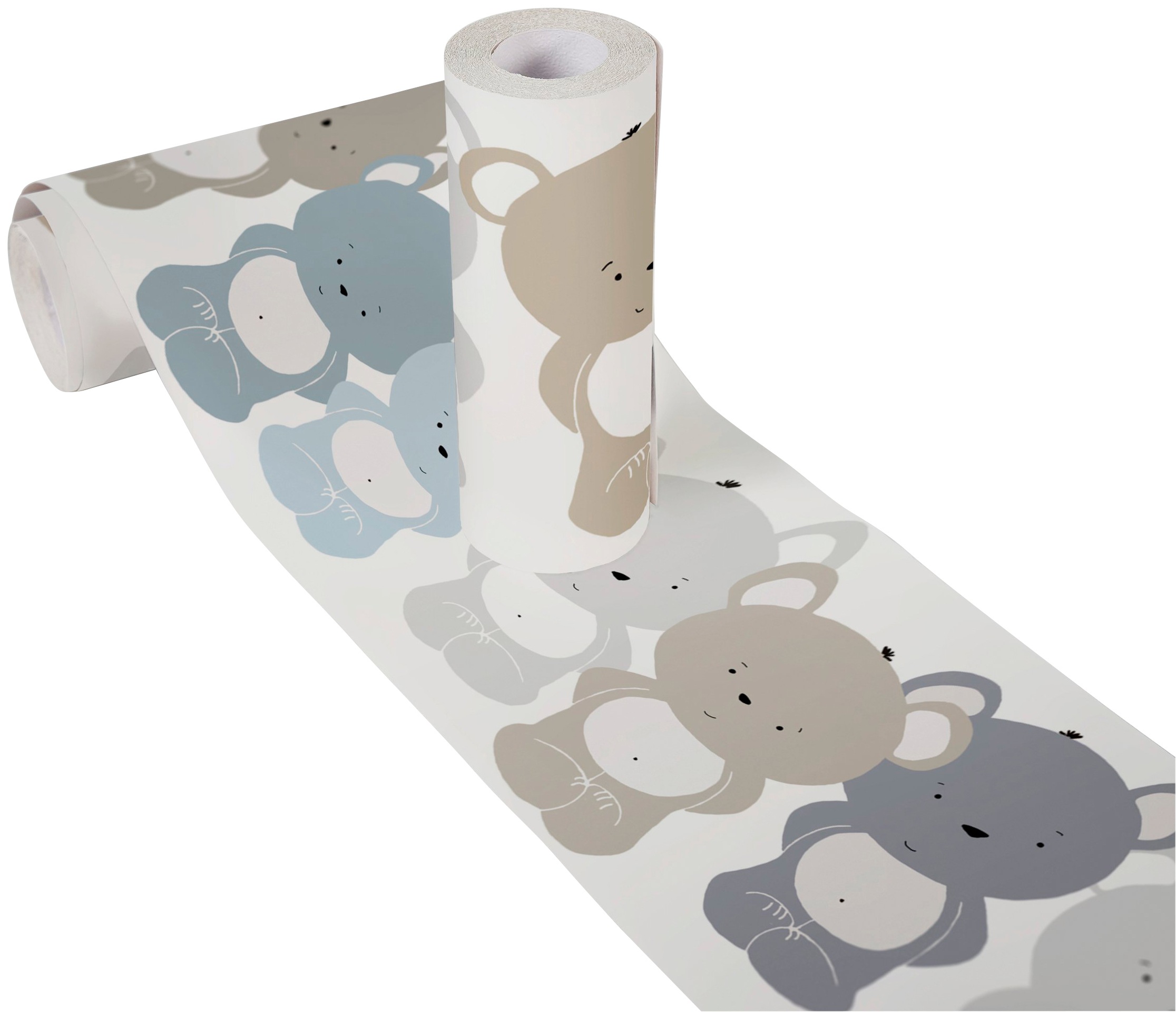 A.S. Création Bordüre »Cute Bears«, Motiv-abstrakt-naturalistisch, Tapete Kinder Borte Wohnzimmer Schlafzimmer Küche Design Kinderzimmer