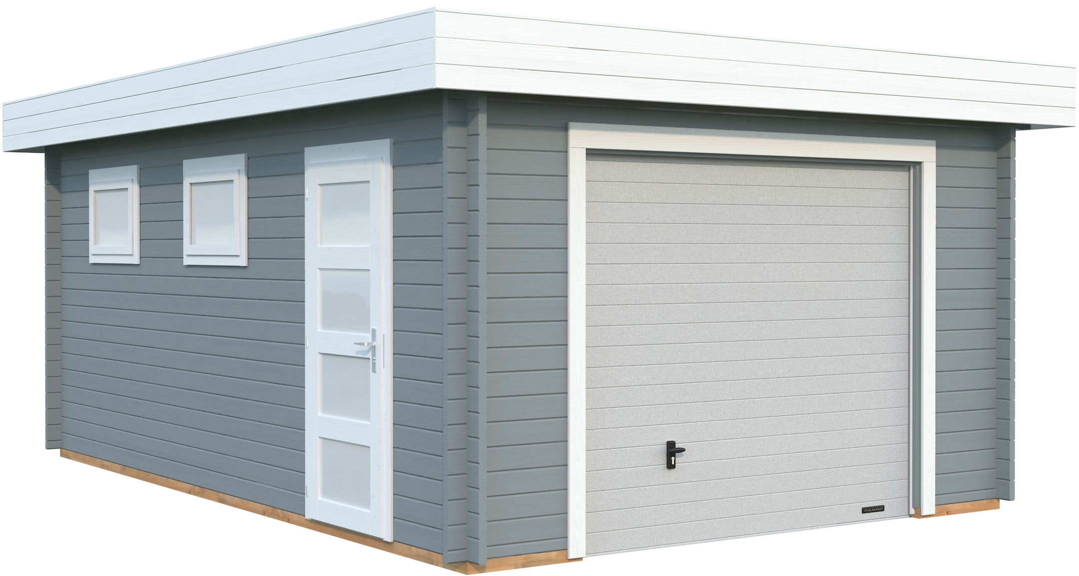 Palmako Garage "Rasmus, mit Sektionaltor" BxTxH: 420x598x253 cm