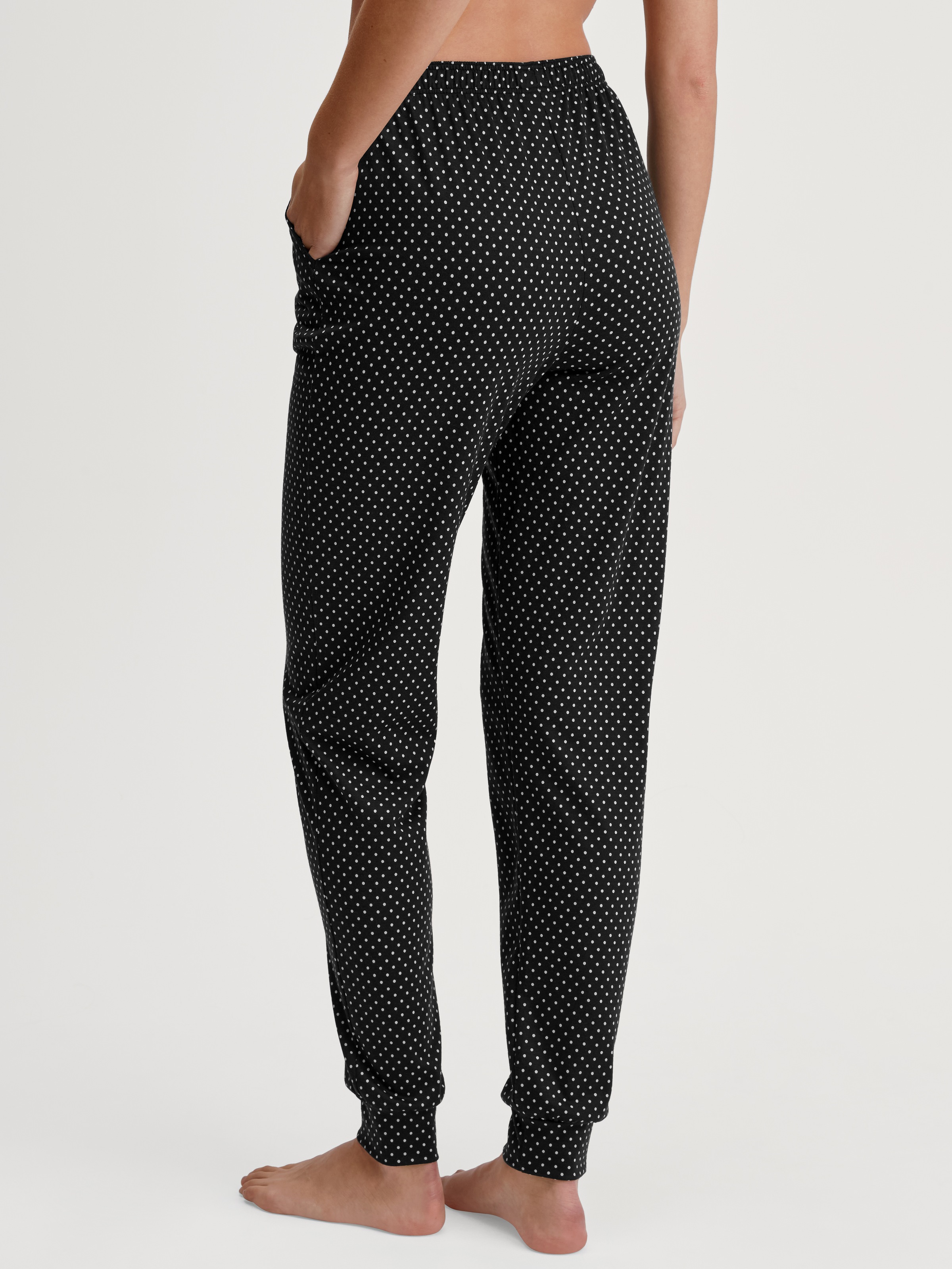 CALIDA Pyjamahose "Favourites Journey", gepunktet, seitliche Taschen günstig online kaufen