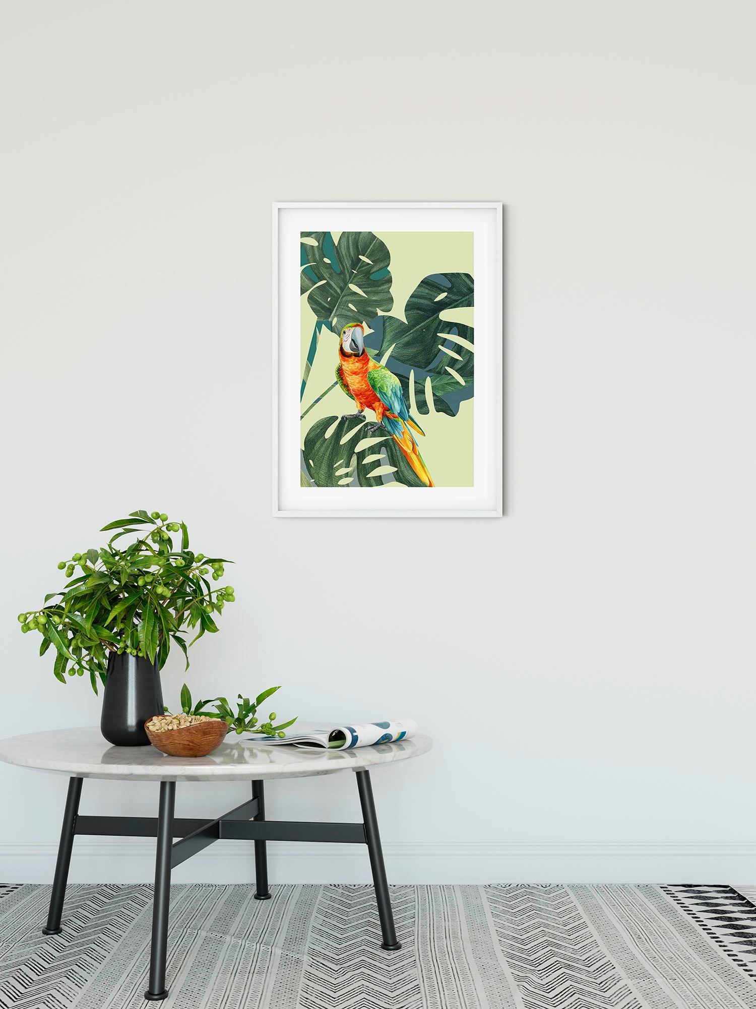Komar Bild "Green-Winged Macaw" Natur 1 Stk. tlg. Wandbild zur Dekoration - günstig online kaufen