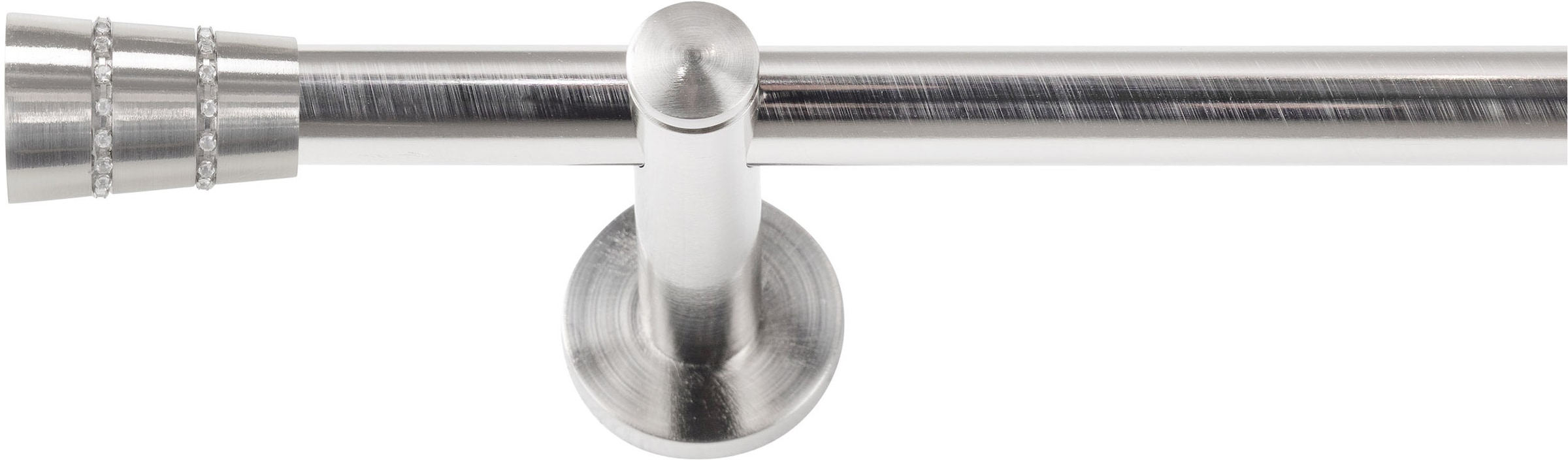 SN DECO GROUP Gardinenstange "Gardinenstange Rennes Ø 19 mm, 1-läufig, Fixmaß, verschraubt" Ø 19 mm Fixmaß;kürzbar