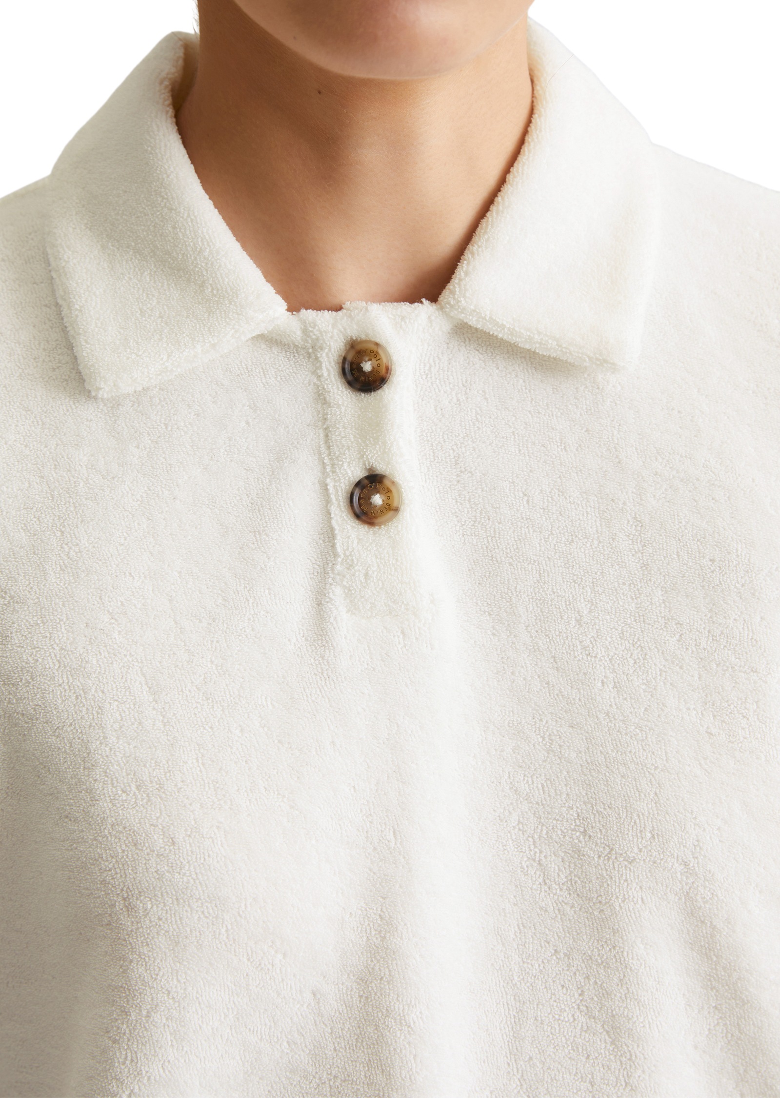 Thumbnail - Marc OPolo DENIM Poloshirt aus Frottee, locker geschnitten