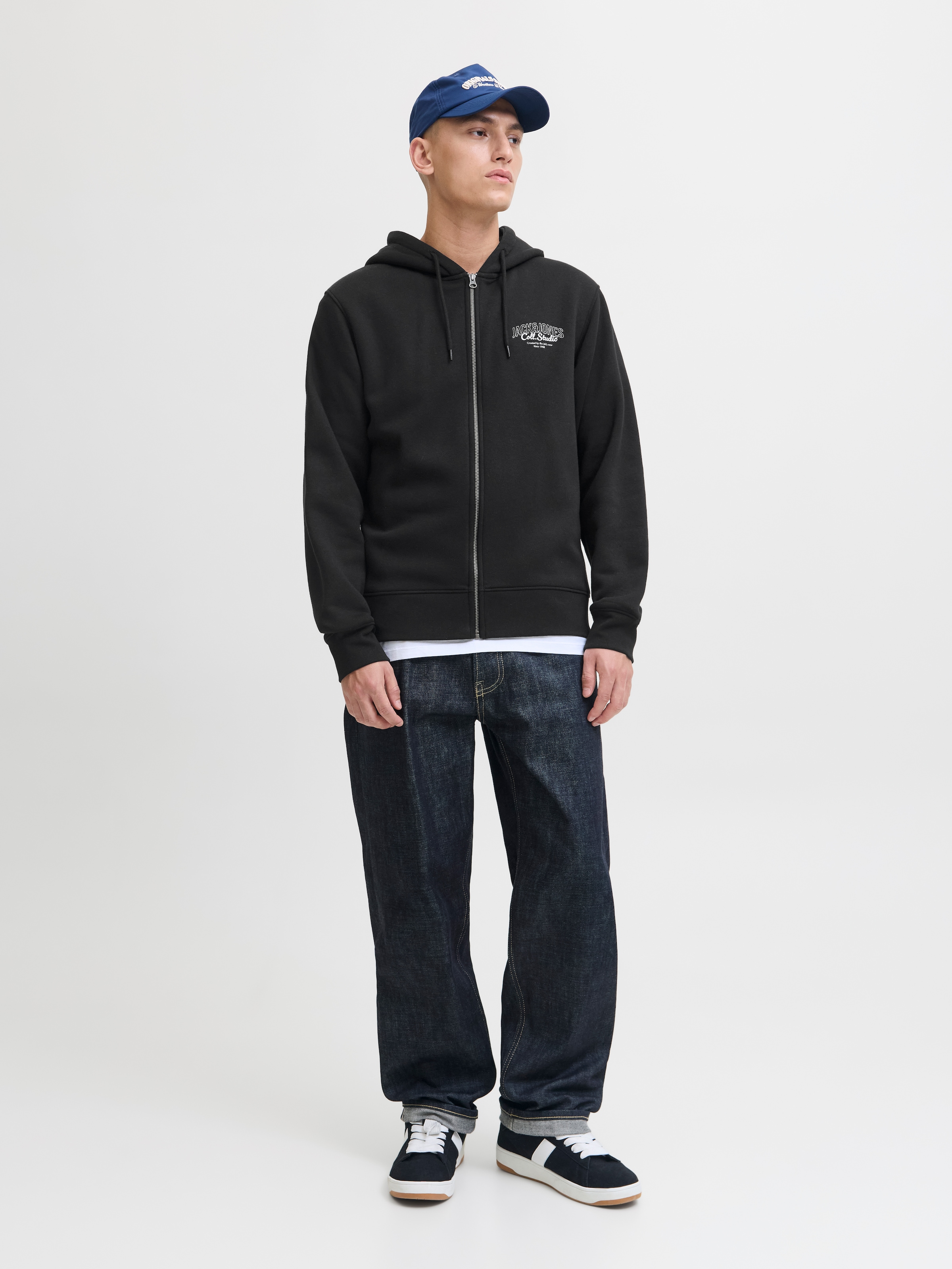 Jack & Jones Kapuzensweatjacke »JJMAKOTO SWEAT ZIP HOOD«