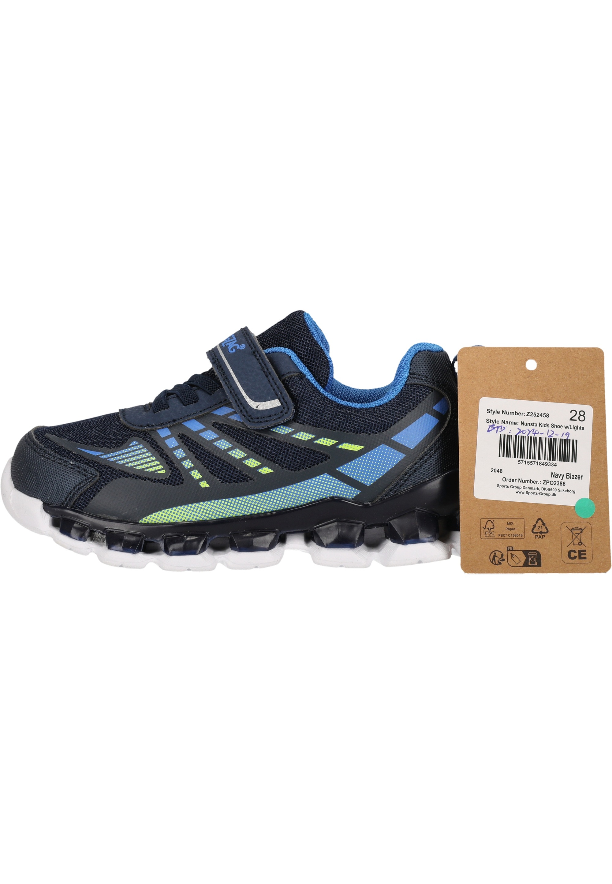 ZIGZAG Sneaker »Nunsta«, mit coolen Blinklichtern in der Sohle