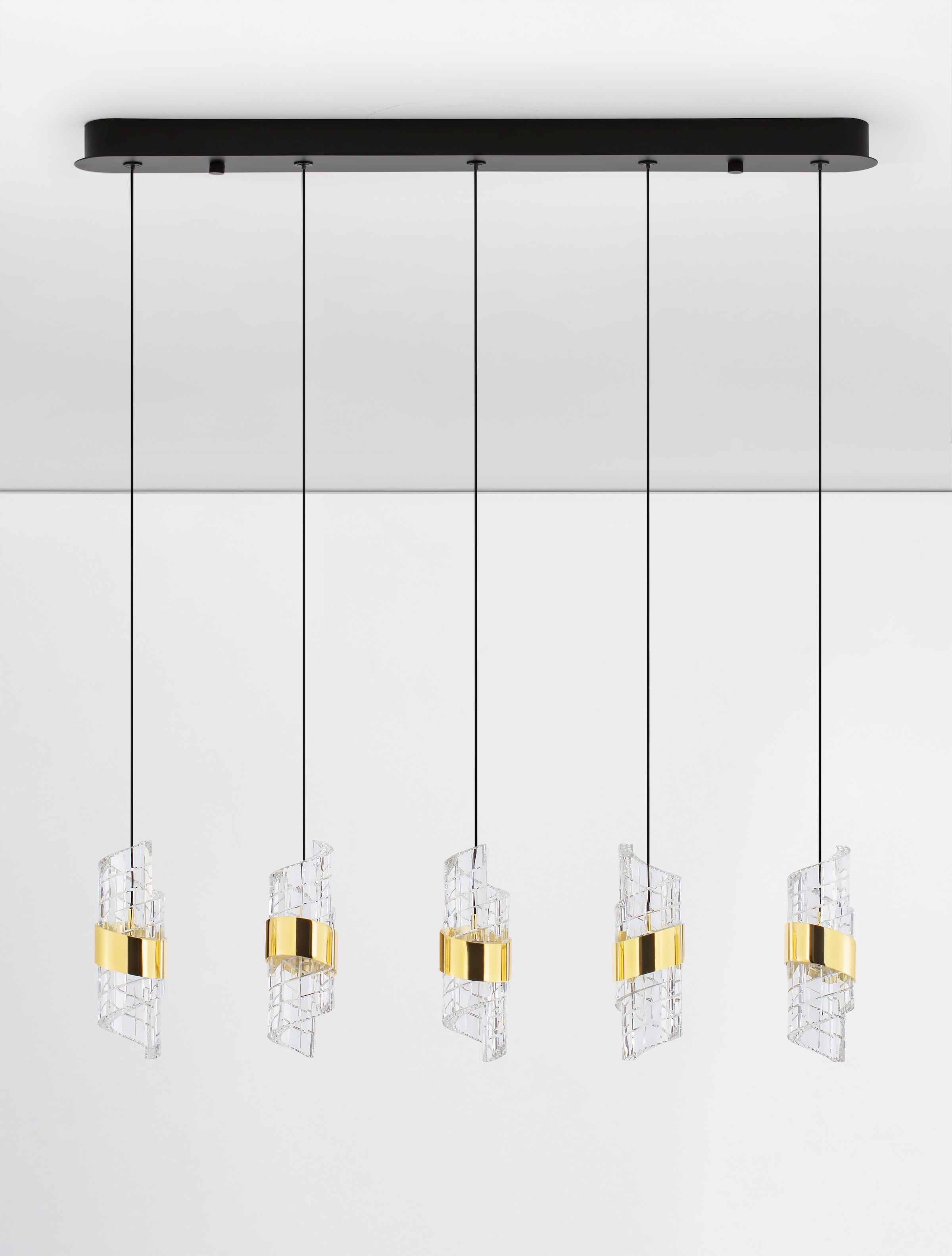 Nova Luce Pendelleuchte »SENECA«, 5 flammig, Leuchtmittel LED-Modul | LED fest integriert